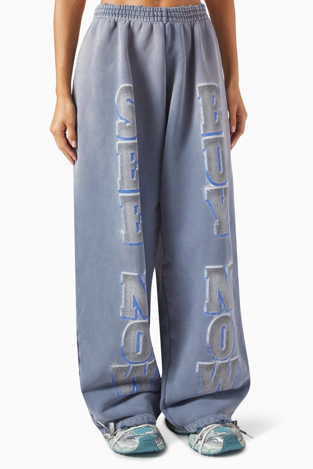 Balenciaga BALENCIAGA See Now Distressed Sweatpants Size US 30 / EU 46 - 2 Thumbnail