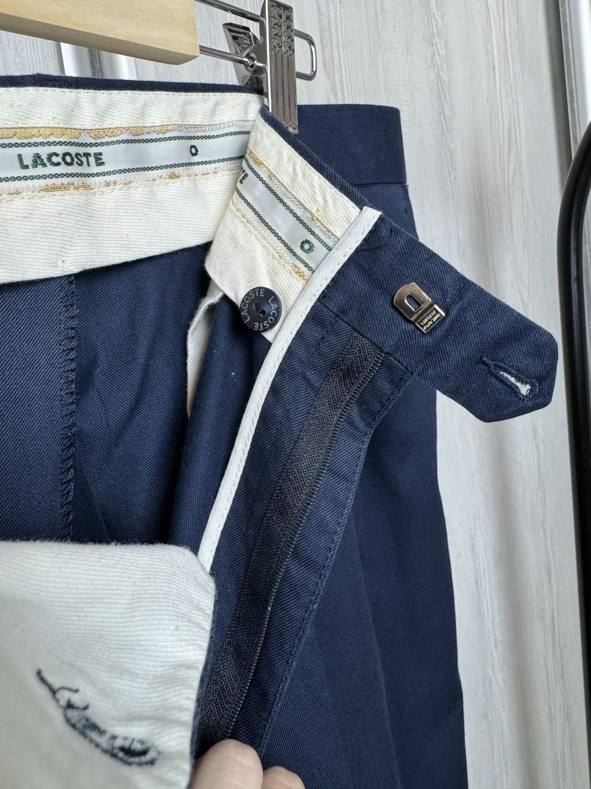 Lacoste Chemise Lacoste vintage 90s wide chino pants Size US 36 / EU 52 - 13 Thumbnail