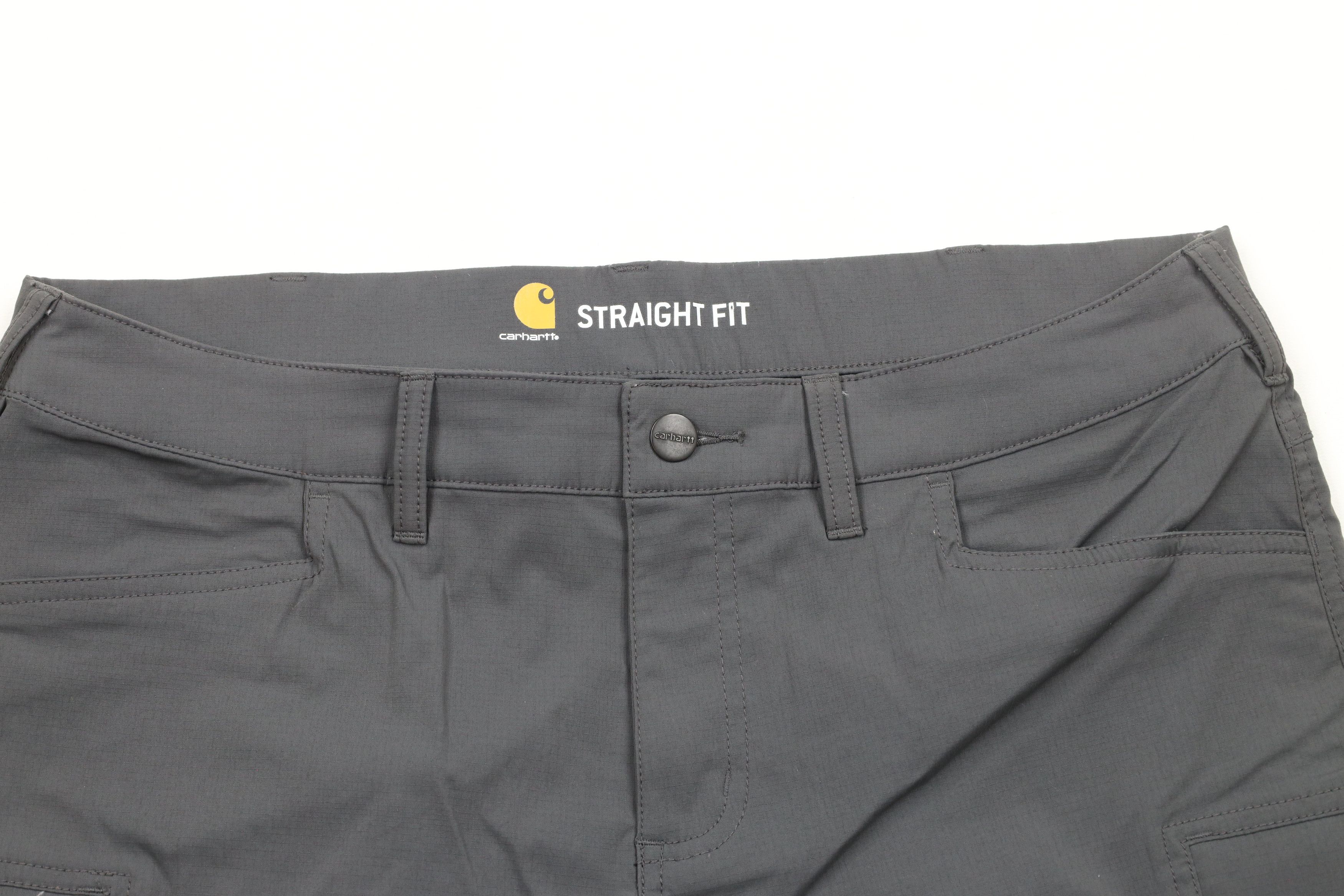Carhartt × Vintage Carhartt Spell Out Straight Fit Madden Cargo Shorts Gray Size 34" / US 12 / IT 48 - 2 Thumbnail