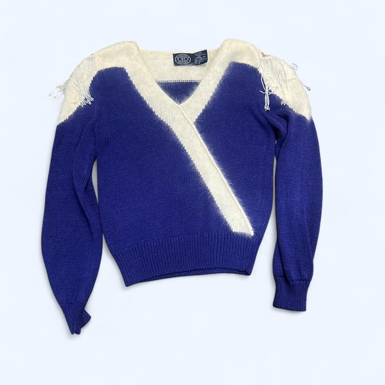 Other Blue and white sweater Size S / US 4 / IT 40 - 1 Thumbnail
