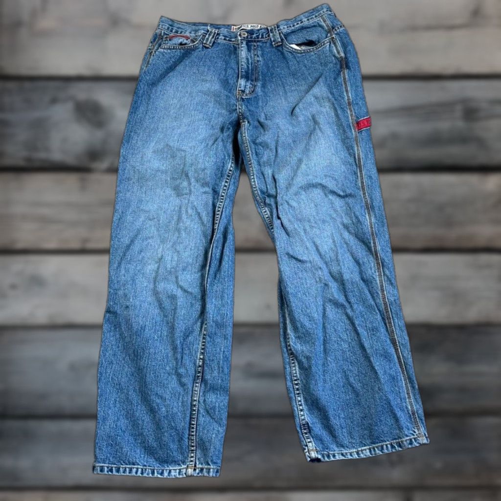 Vintage VINTAGE US Polo Assn. Baggy Fit Carpenter Jeans Shirt? Size US S / EU 44-46 / 1 - 1 Thumbnail