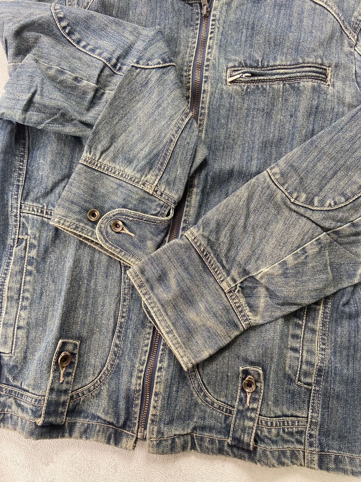 G-Star Vintage G star Raw biker riding fading jacket Size US M / EU 48-50 / 2 - 6 Thumbnail