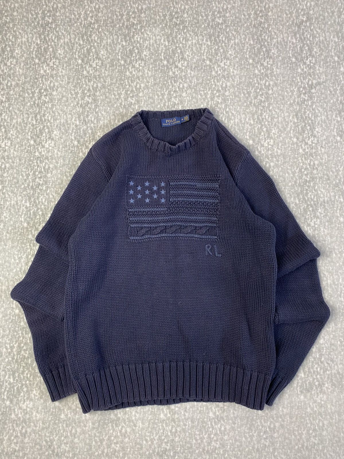 Polo Ralph Lauren American Flag Icon Knit Jumper