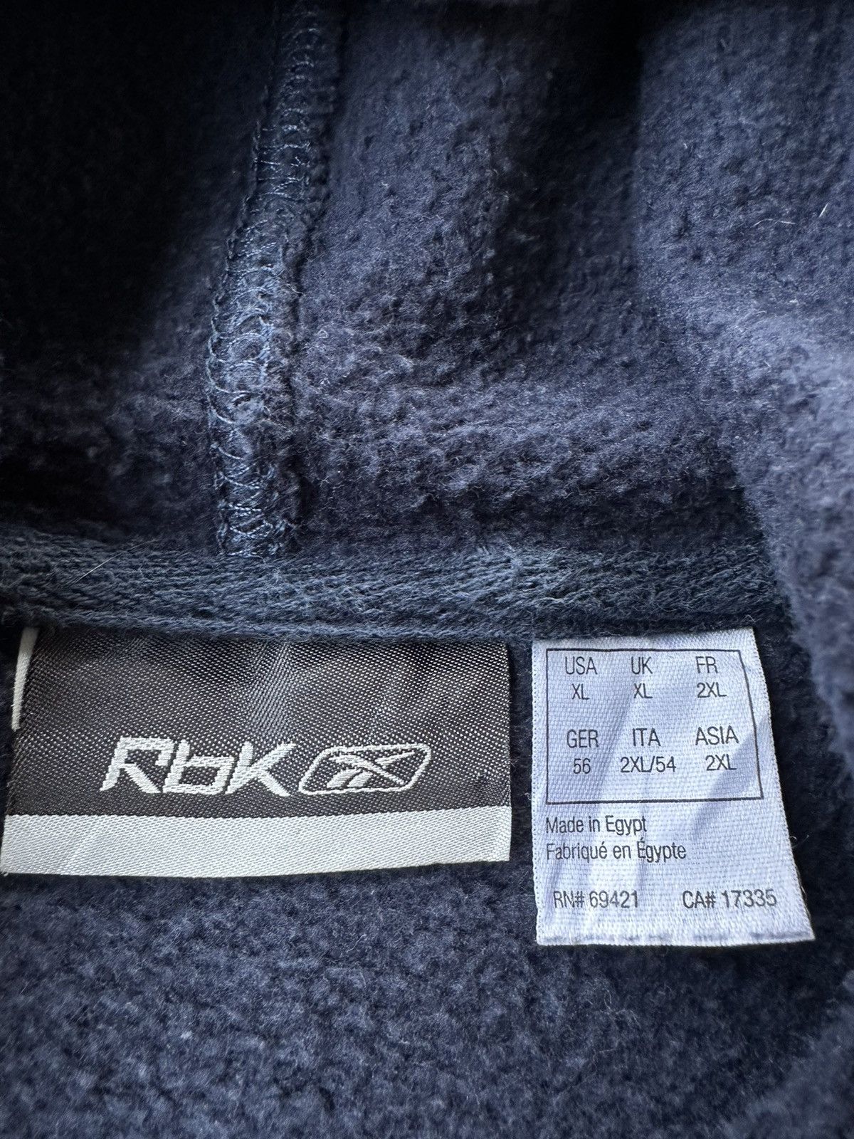 Reebok × Vintage Vintage Y2K Reebok Center Logo Sunfaded Hoodie A429 Size US XL / EU 56 / 4 - 8 Thumbnail