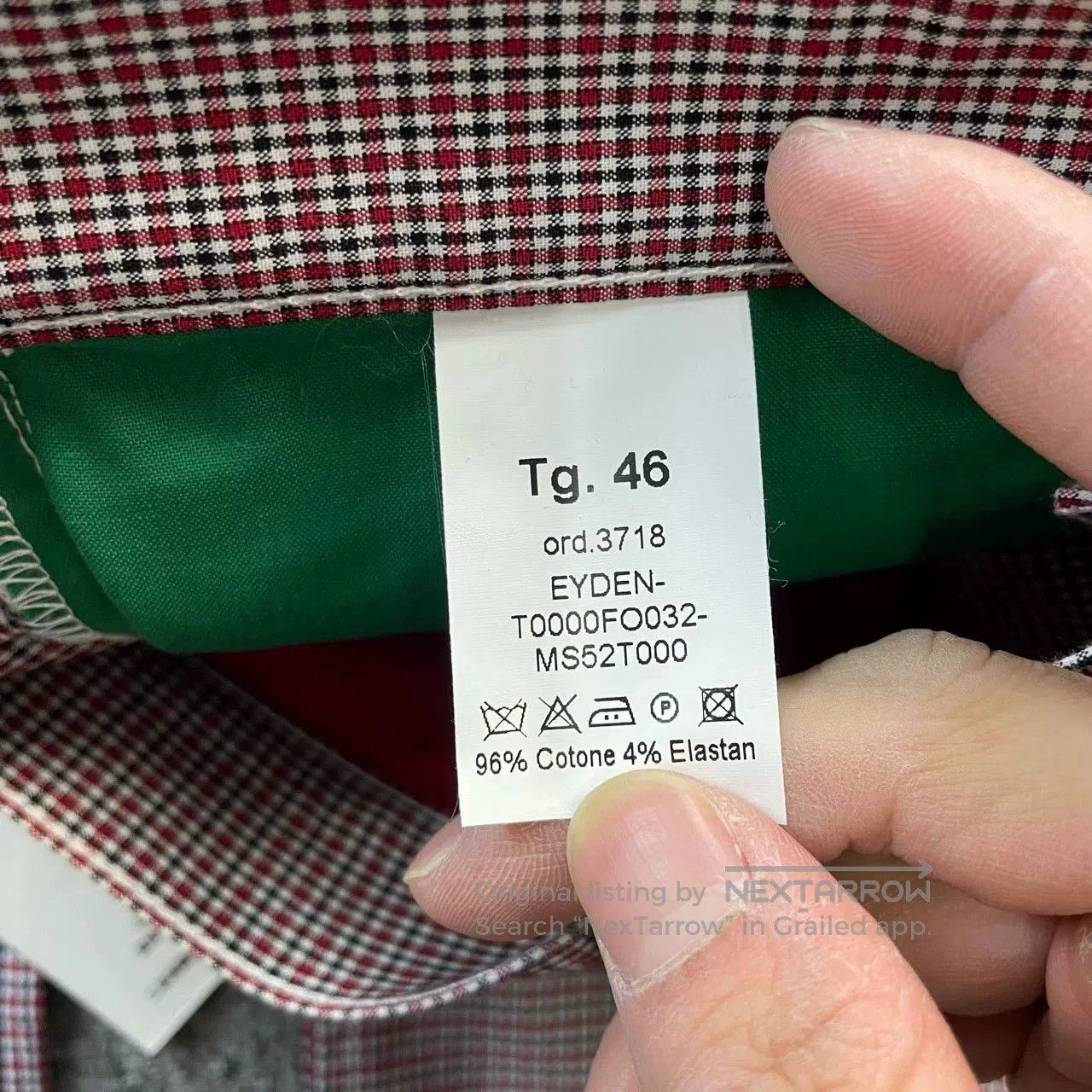 Moschino MOSCHINO Pink Plaid Trousers. Size 41" - 3 Thumbnail