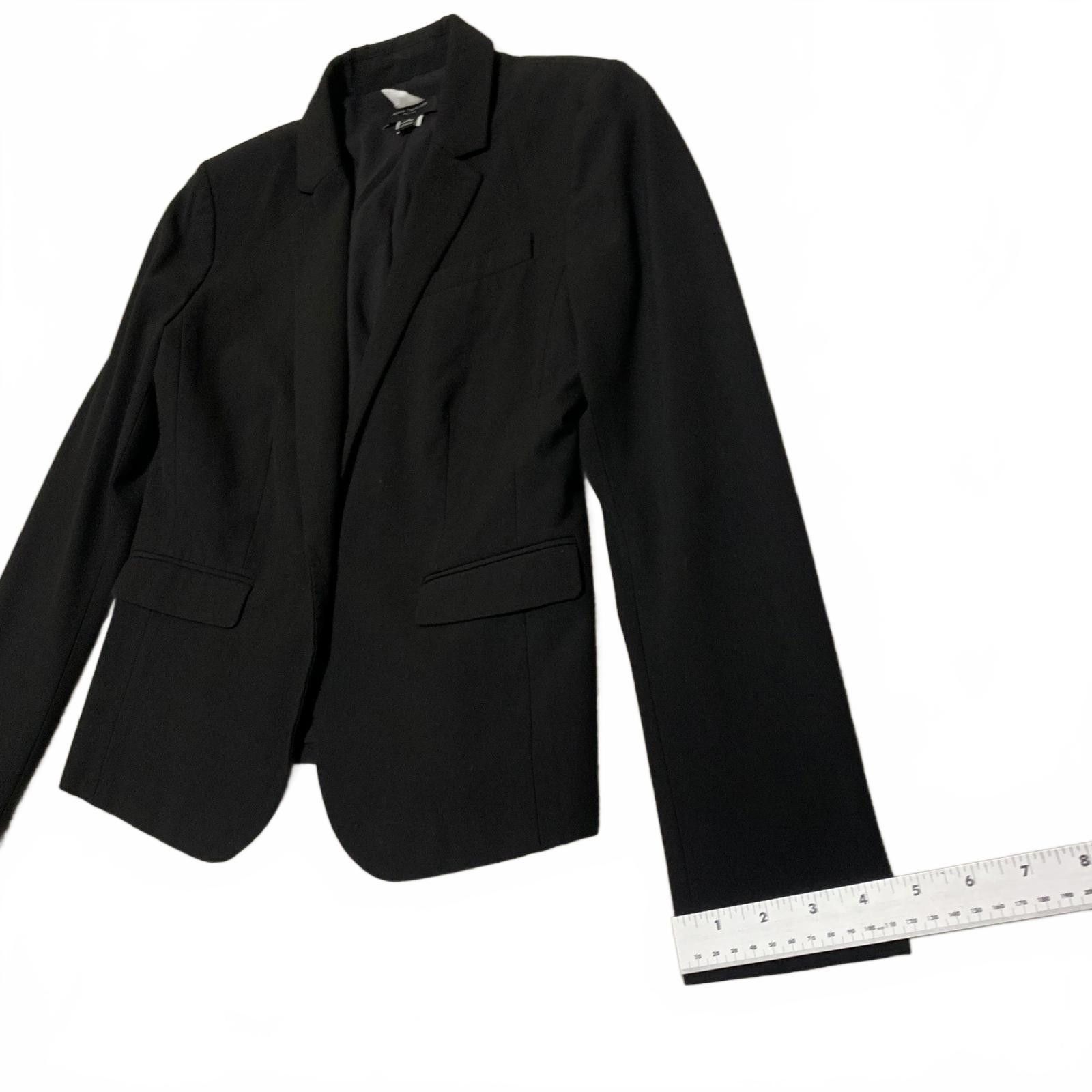 Ann Taylor Ann Taylor Women's Size 2 Petite Black Blazer Jacket Size XS / US 0-2 / IT 36-38 - 12 Thumbnail