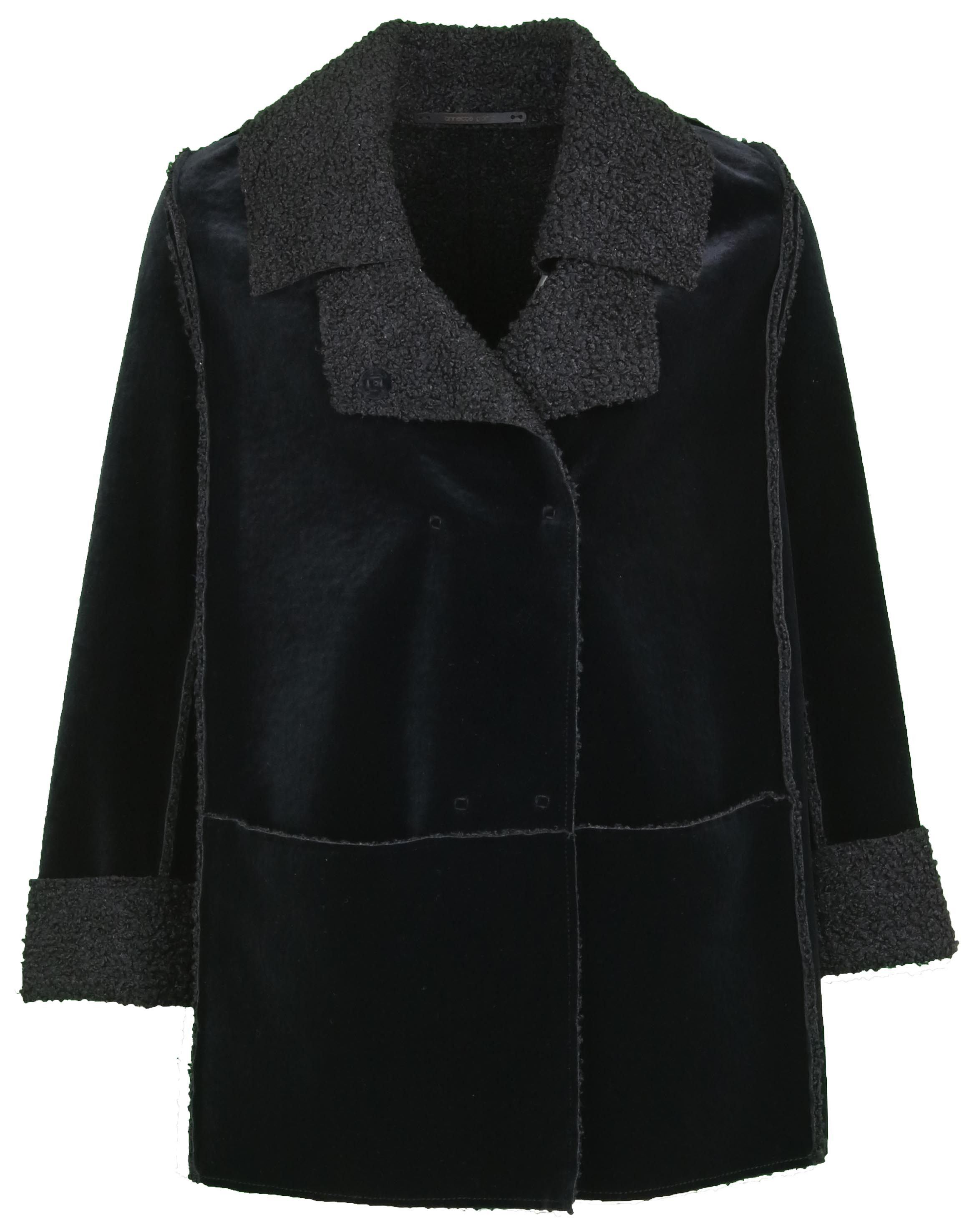 Annette Gortz ANNETTE GORTZ Glory Designer Black Coat Jacket Polyester Size M / US 6-8 / IT 42-44 - 1 Thumbnail