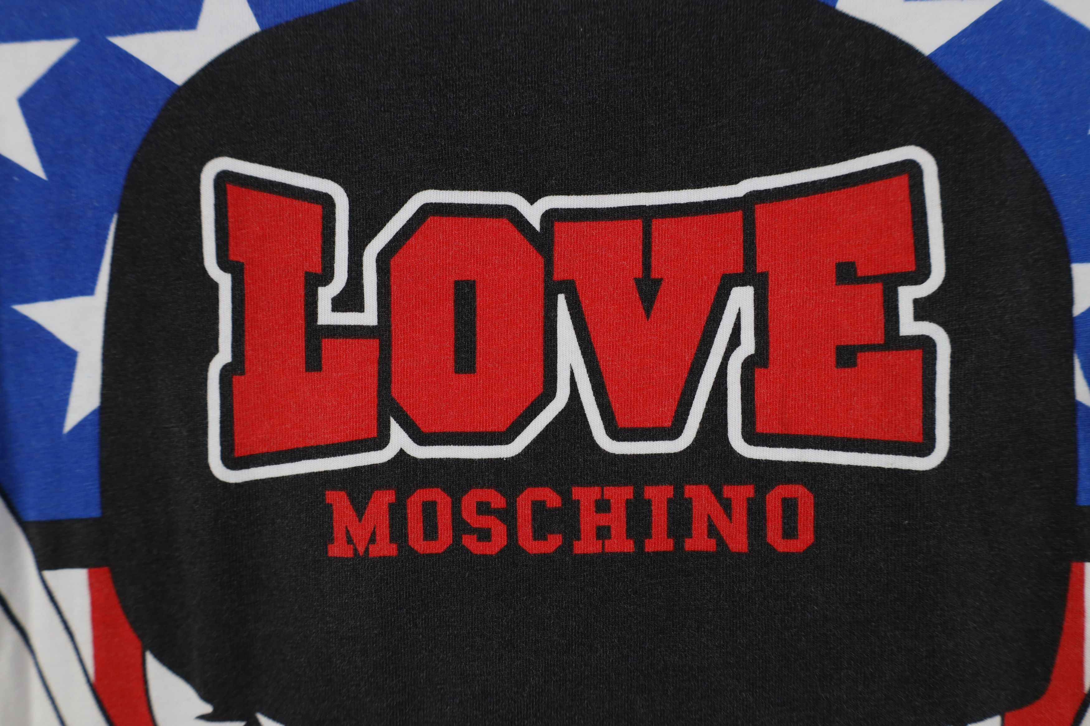 Moschino Moschino Couture Racing Flag Heart Pinup Girl T-Shirt Size M / US 6-8 / IT 42-44 - 5 Thumbnail