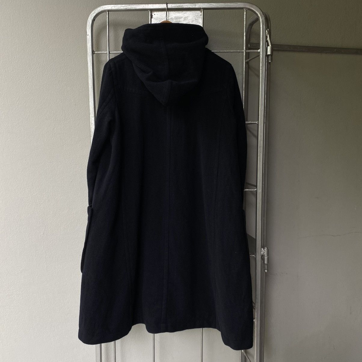 Zucca ZUCCA Black Wool Coat Size M / US 6-8 / IT 42-44 - 2 Thumbnail