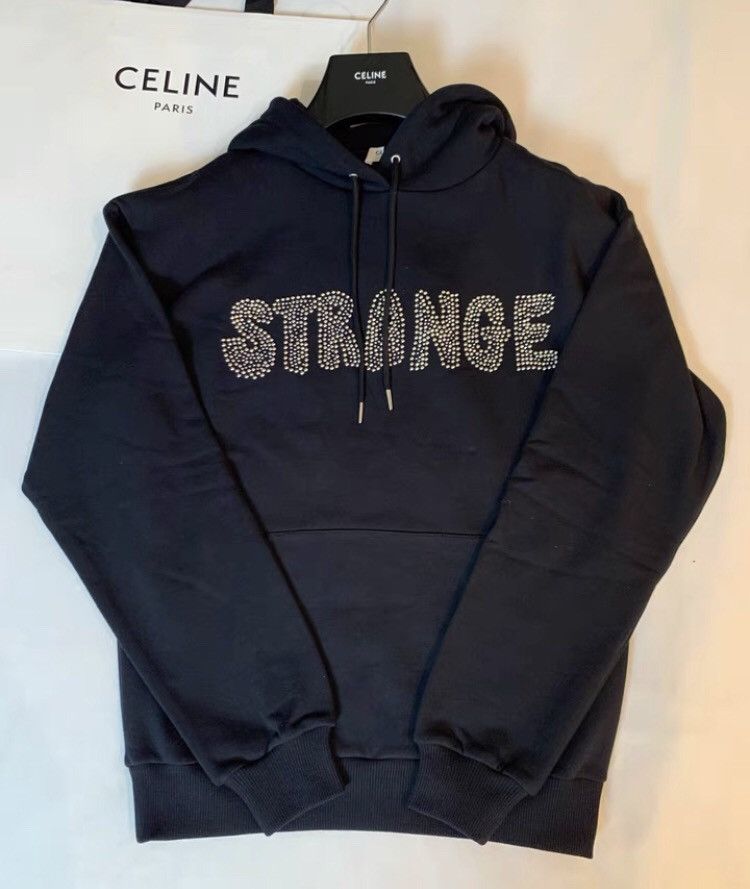 Celine Celine Brand New Rookie Riveted Logo Hoodie | Grailed