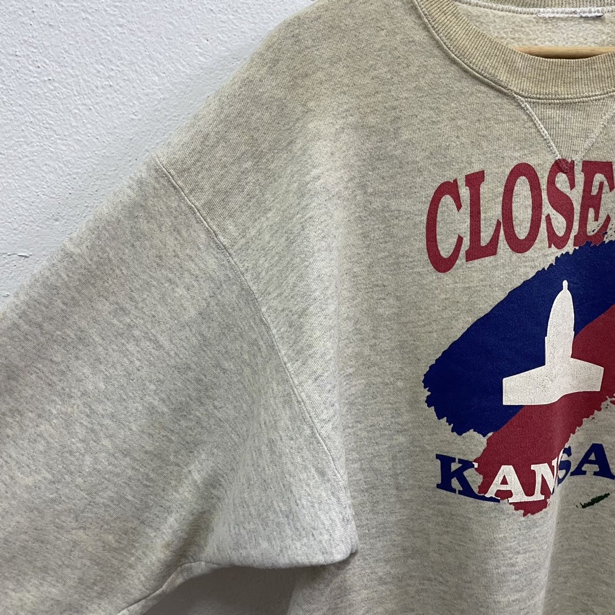 Vintage 🔥Vintage 90s Close Up Kansas Big Logo Sweatshirts Size US M / EU 48-50 / 2 - 8 Thumbnail