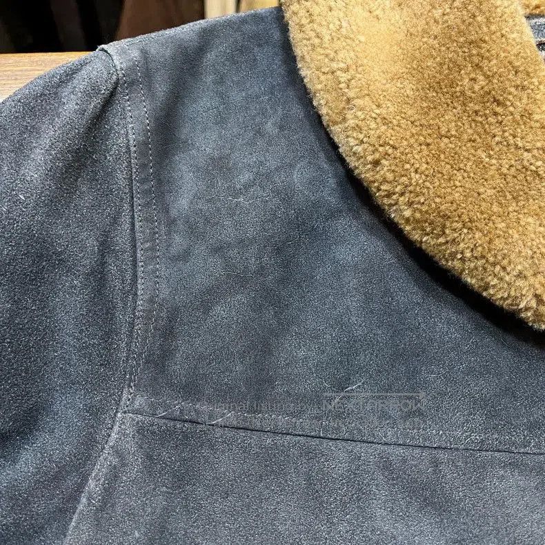 RRL Ralph Lauren RRL Indigo Dyed Suede Leather Jacket . Size US M / EU 48-50 / 2 - 8 Thumbnail