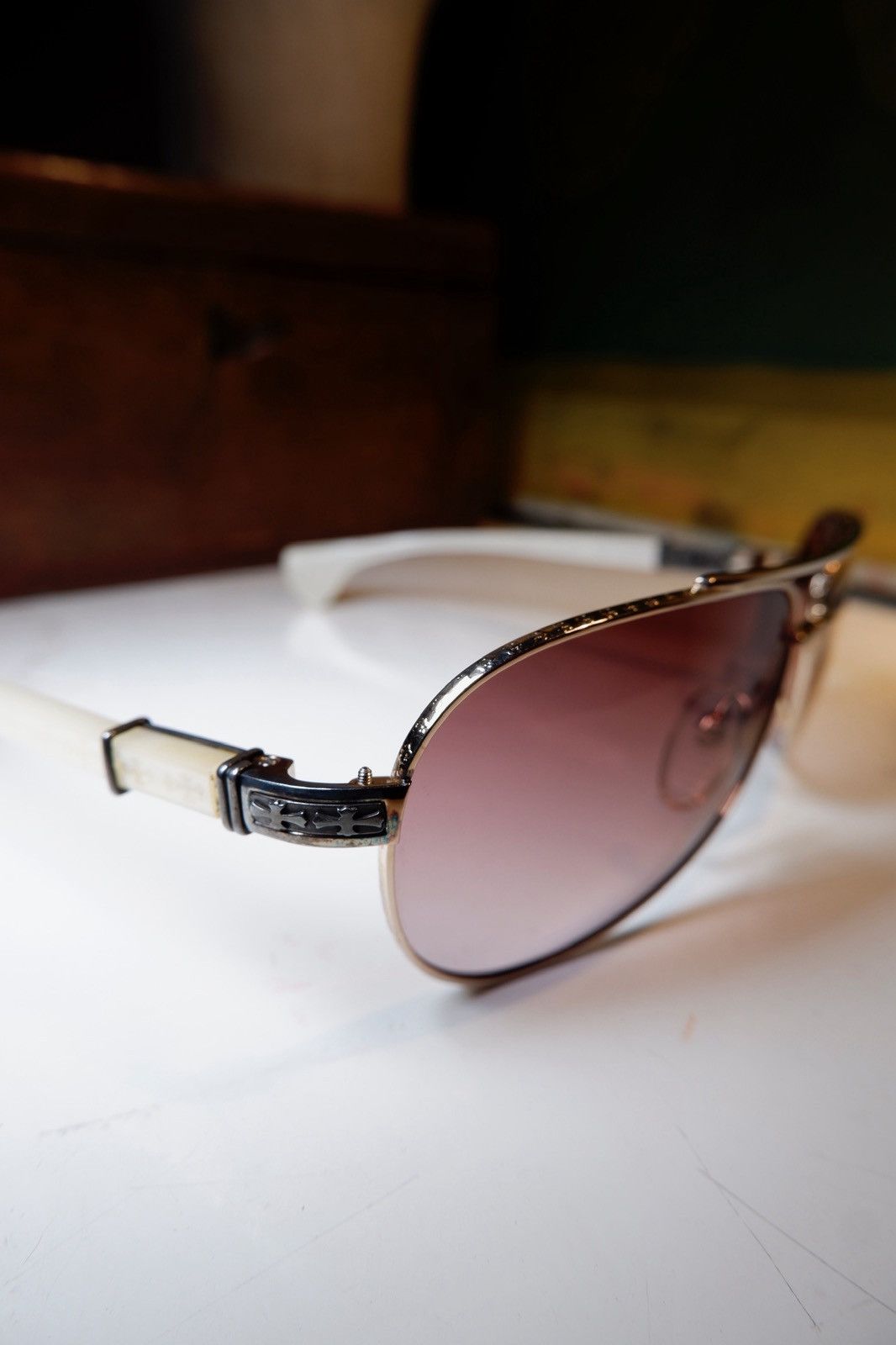 Chrome Hearts Chrome Hearts " Baby Beast " sunglasses Size ONE SIZE - 7 Thumbnail