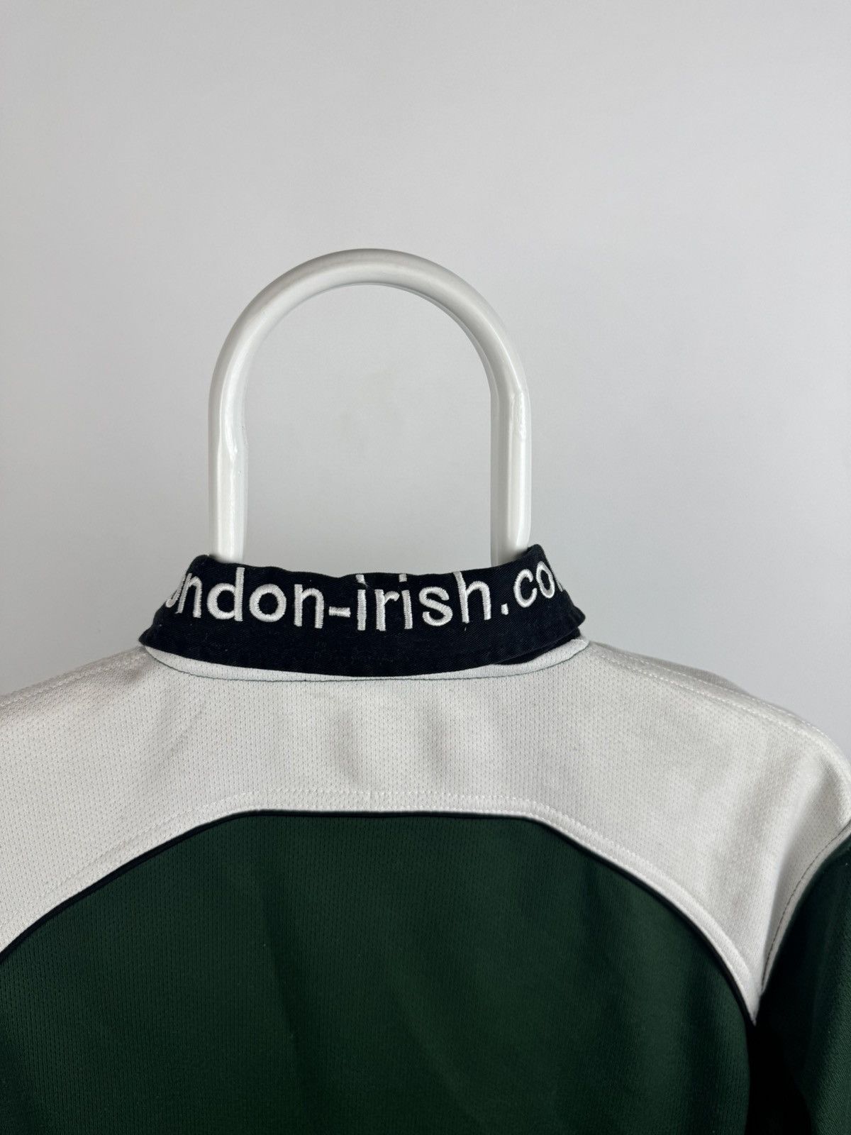 Vintage Vintage London Irish Cityjet Union Green Rugby Jersey Size US S / EU 44-46 / 1 - 4 Thumbnail