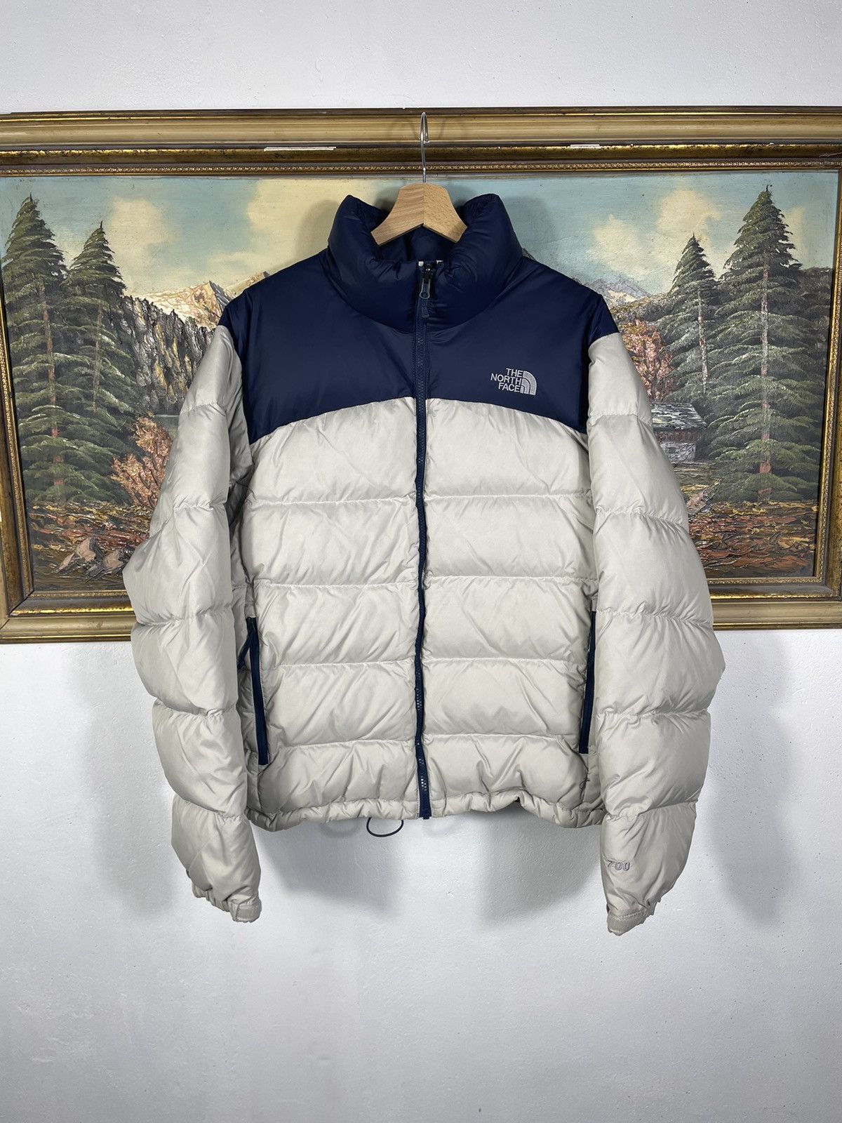 The North Face × Vintage Beige TNF Retro 00s Jacket Travis Scott Kylie Jenner Vibe Size US M / EU 48-50 / 2 - 1 Thumbnail
