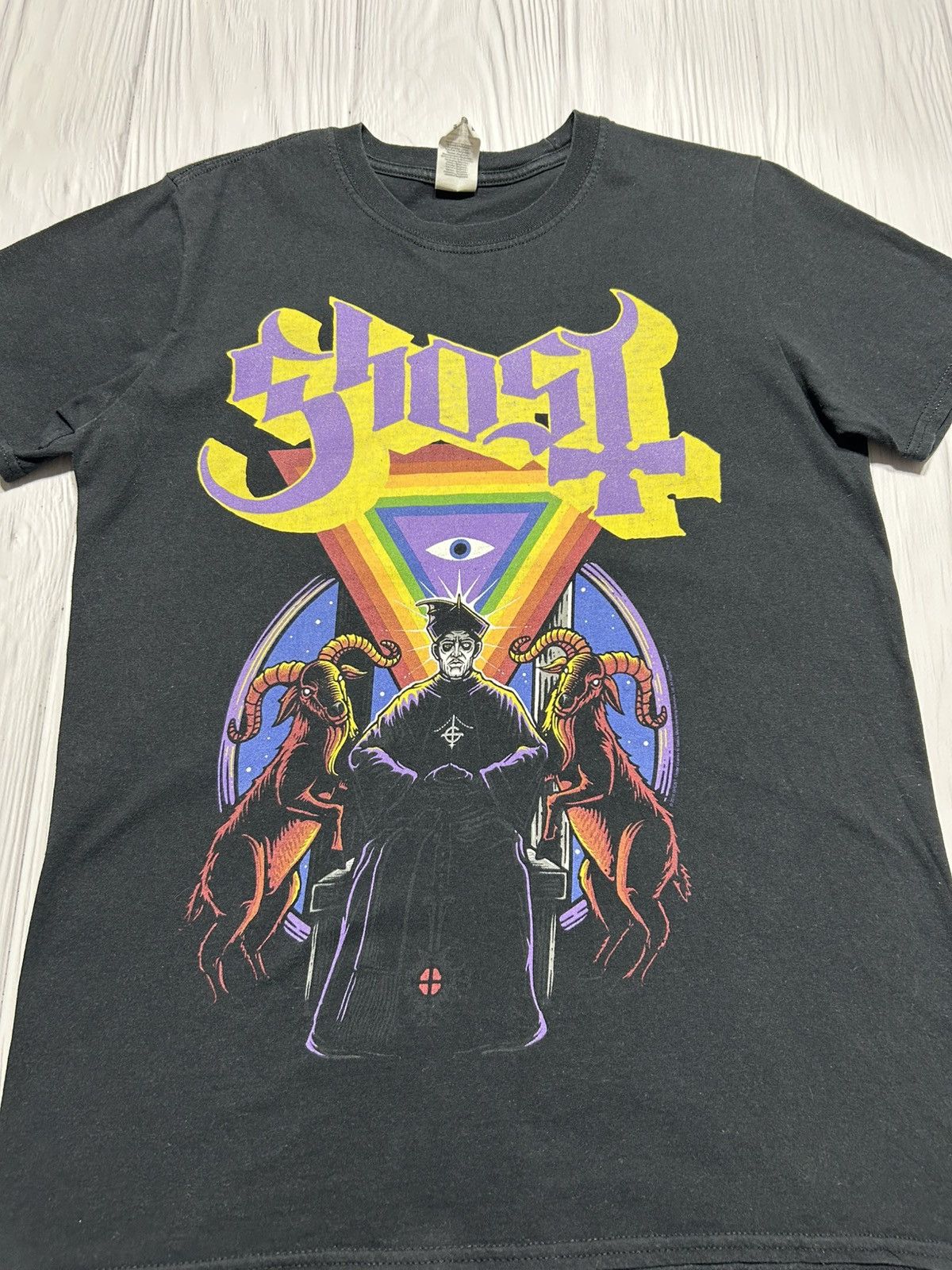 Band Tees 2018 Ghost Dark Metal Band T-Shirt 666 Size US M / EU 48-50 / 2 - 4 Thumbnail