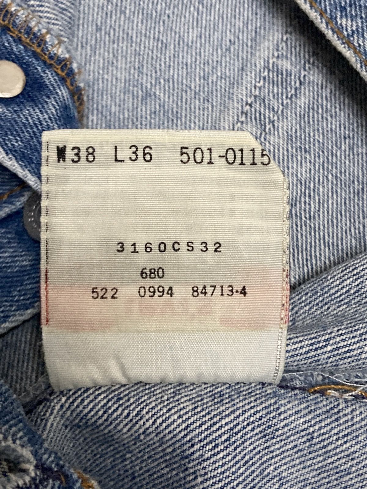 Levi's Vintage 90’s Levis 501 jeans Made in USA for Men Size US 38 / EU 54 - 7 Thumbnail