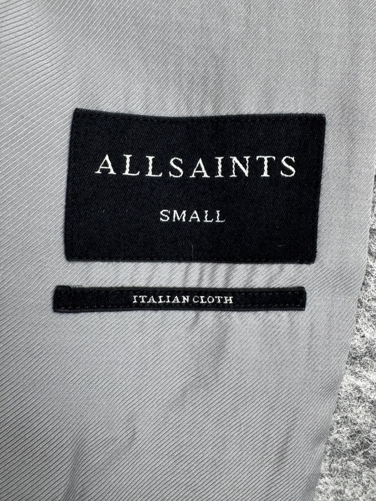 Allsaints AllSaints Sancia Ricci Wool Blend Italian Cloth Grey Coat Size S / US 4 / IT 40 - 8 Thumbnail
