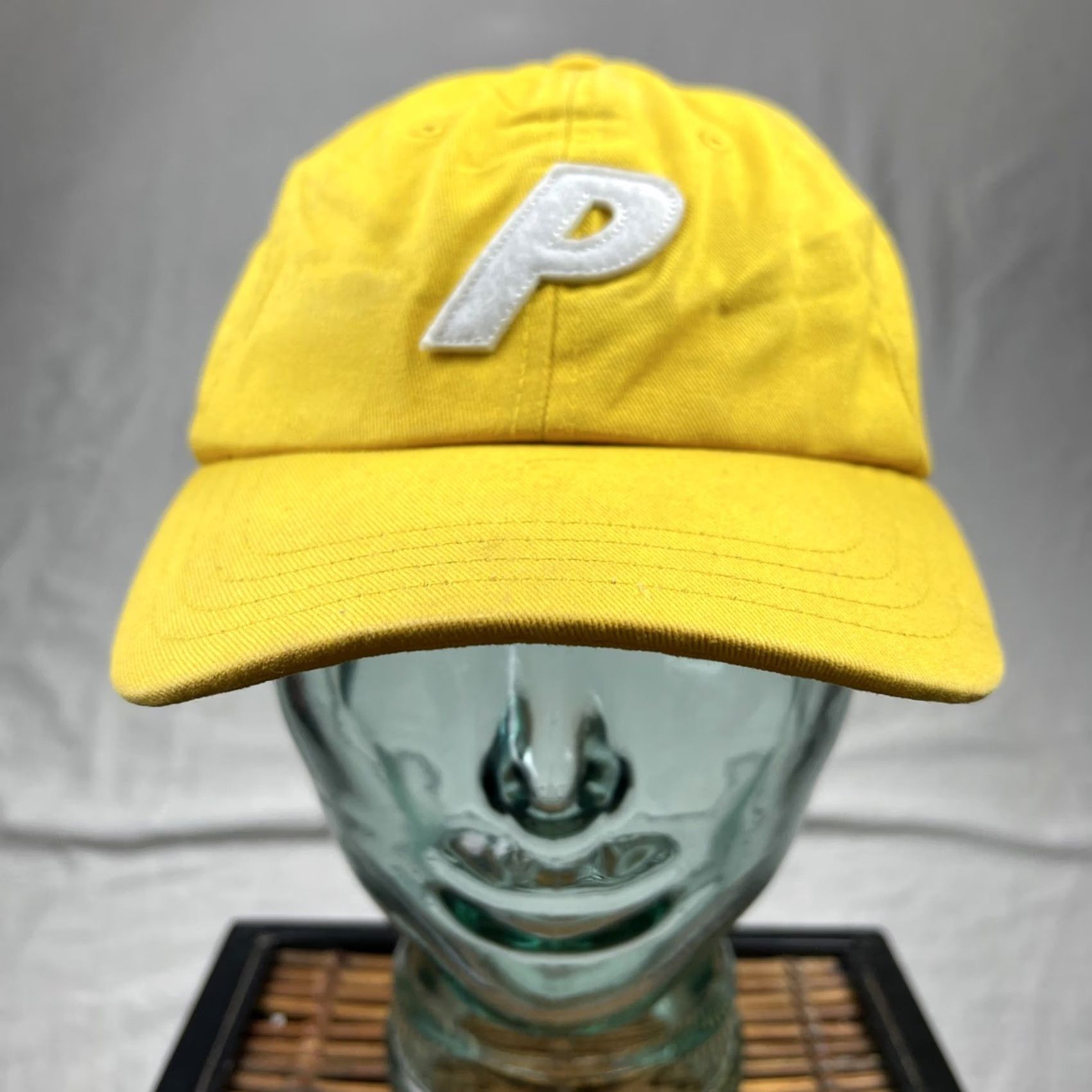 Palace Palace Skateboards Hat Cap Mens Adjustable P Logo Yellow 6 Panel Streetwear Cap Size ONE SIZE - 2 Thumbnail