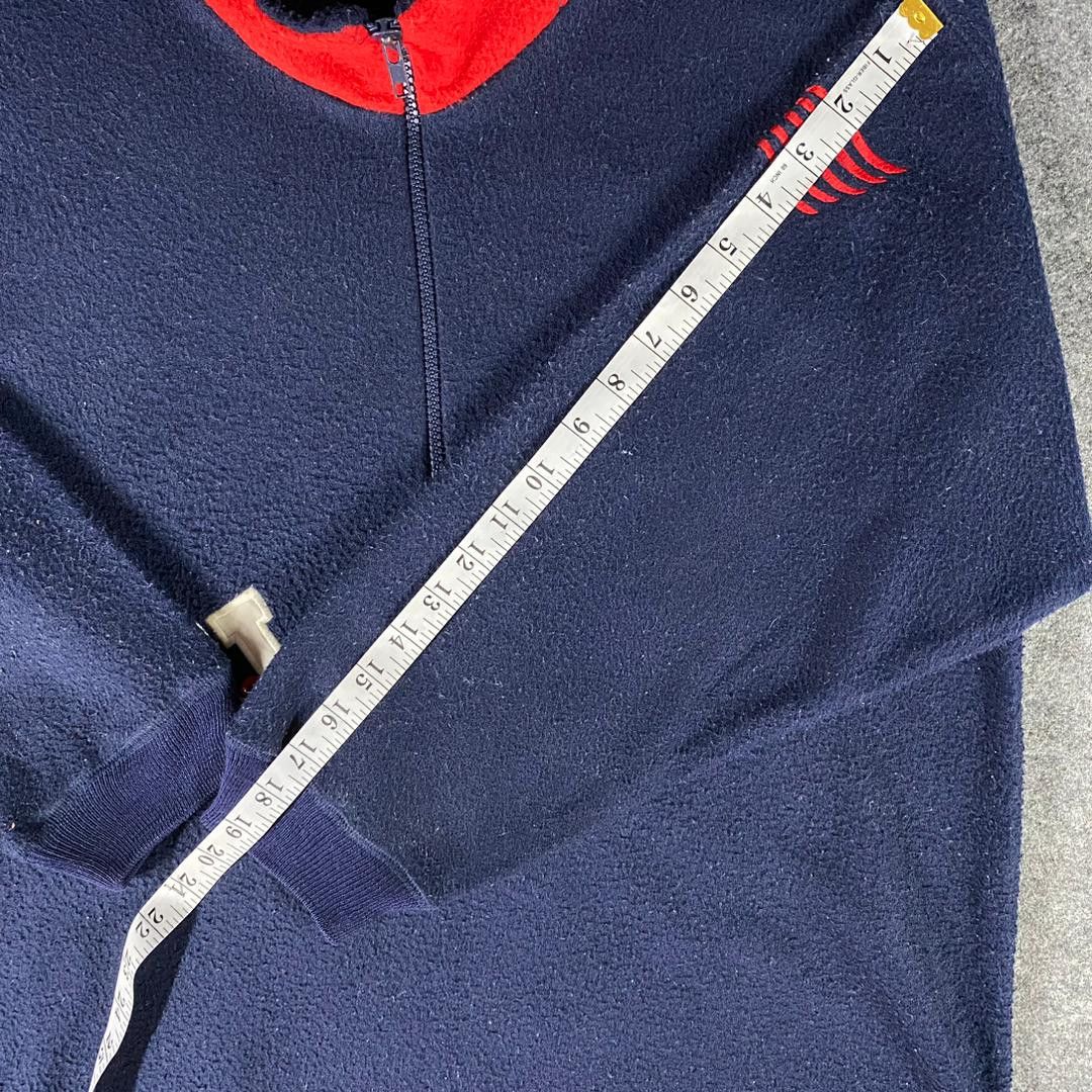 Guess Vintage 90s Guess Polartec Half Zipper Sweatshirt Size US L / EU 52-54 / 3 - 7 Thumbnail