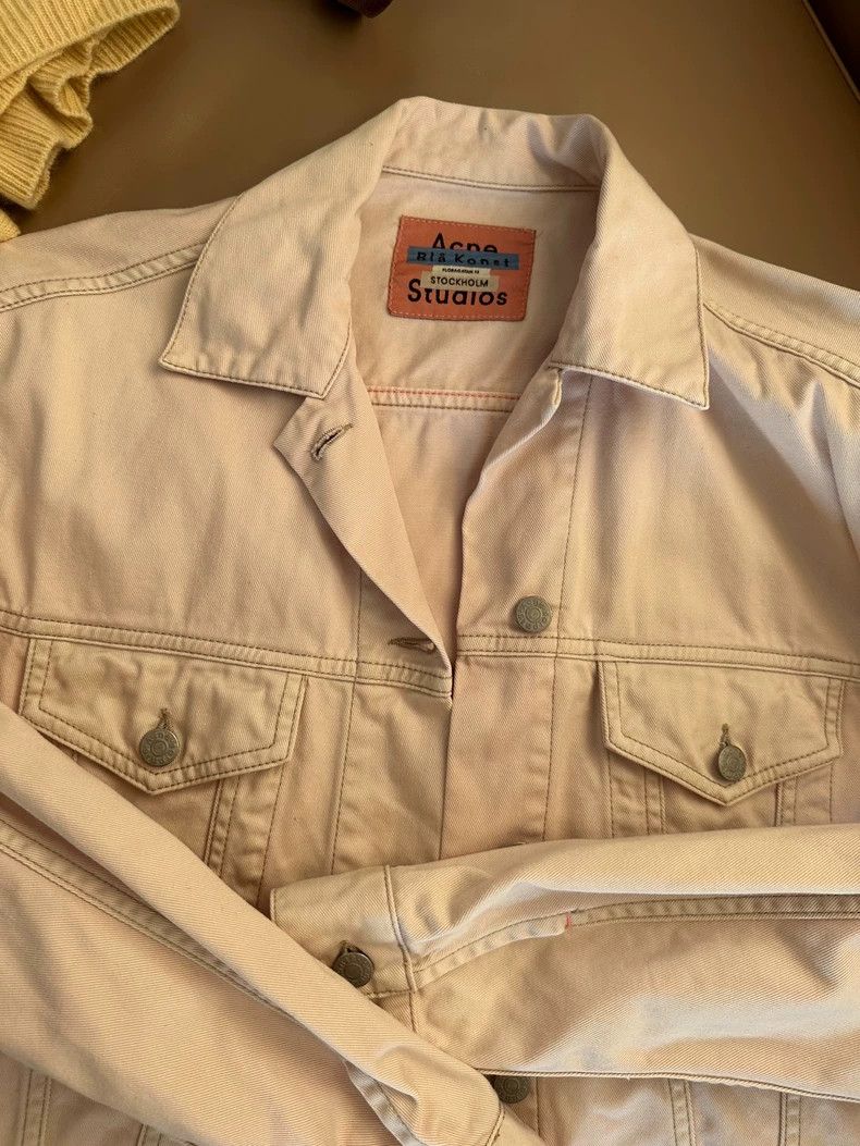 Acne Studios Acne studios Pink wash denim jacket 2502-Nextarrow Size US S / EU 44-46 / 1 - 5 Thumbnail