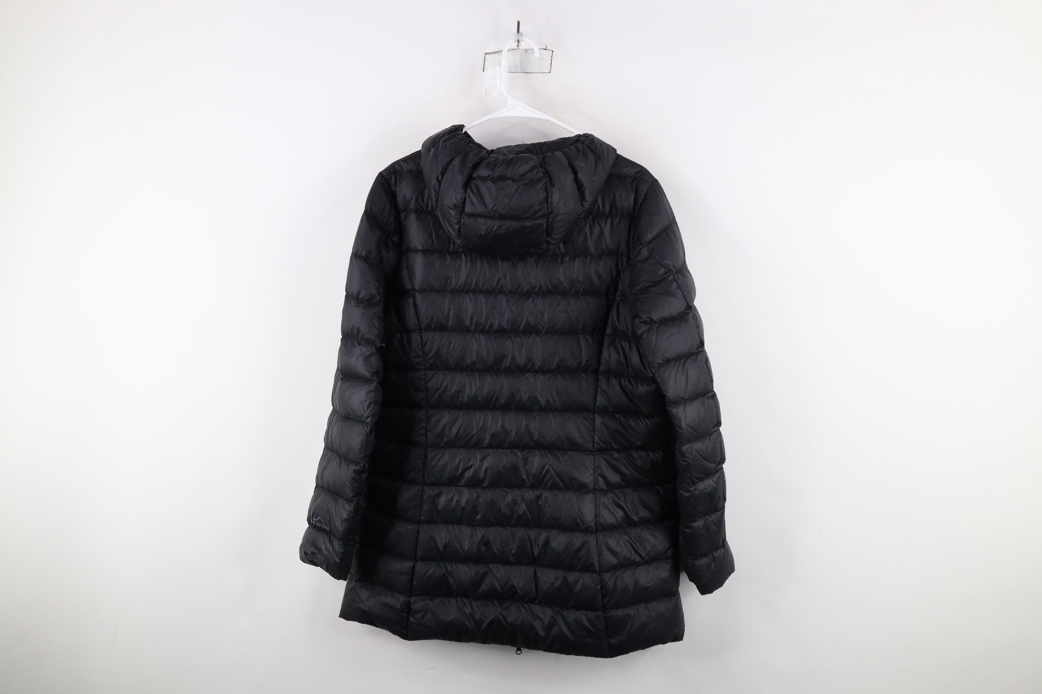 Eddie Bauer × Vintage Eddie Bauer Down Fill Insulated Hooded Puffer Jacket Black Size L / US 10 / IT 46 - 11 Thumbnail
