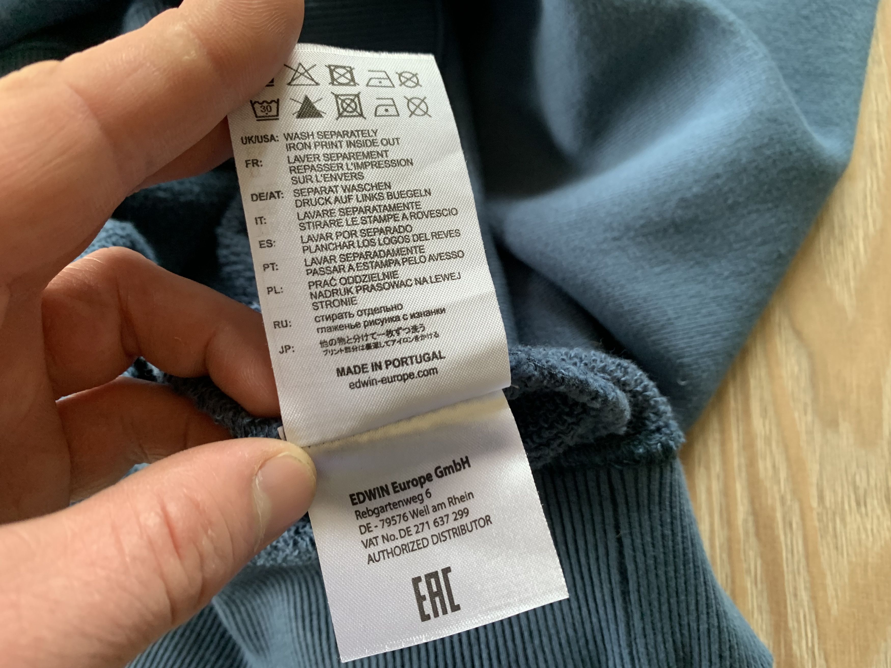 Edwin × Japanese Brand Edwin Cotton Sweatshirt Size US L / EU 52-54 / 3 - 9 Thumbnail