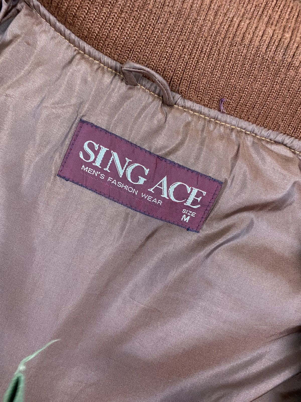Japanese Brand Vintage Sign Ace Japanese Brand Leather Suede Jacket Size US M / EU 48-50 / 2 - 10 Thumbnail
