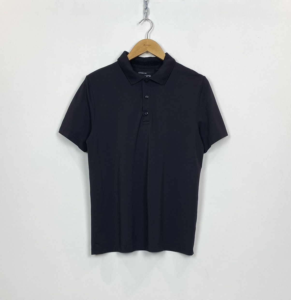 Designer × Porsche Design Porsche Short Sleeve Polo Short Men’s Size Medium Black Size US M / EU 48-50 / 2 - 1 Thumbnail