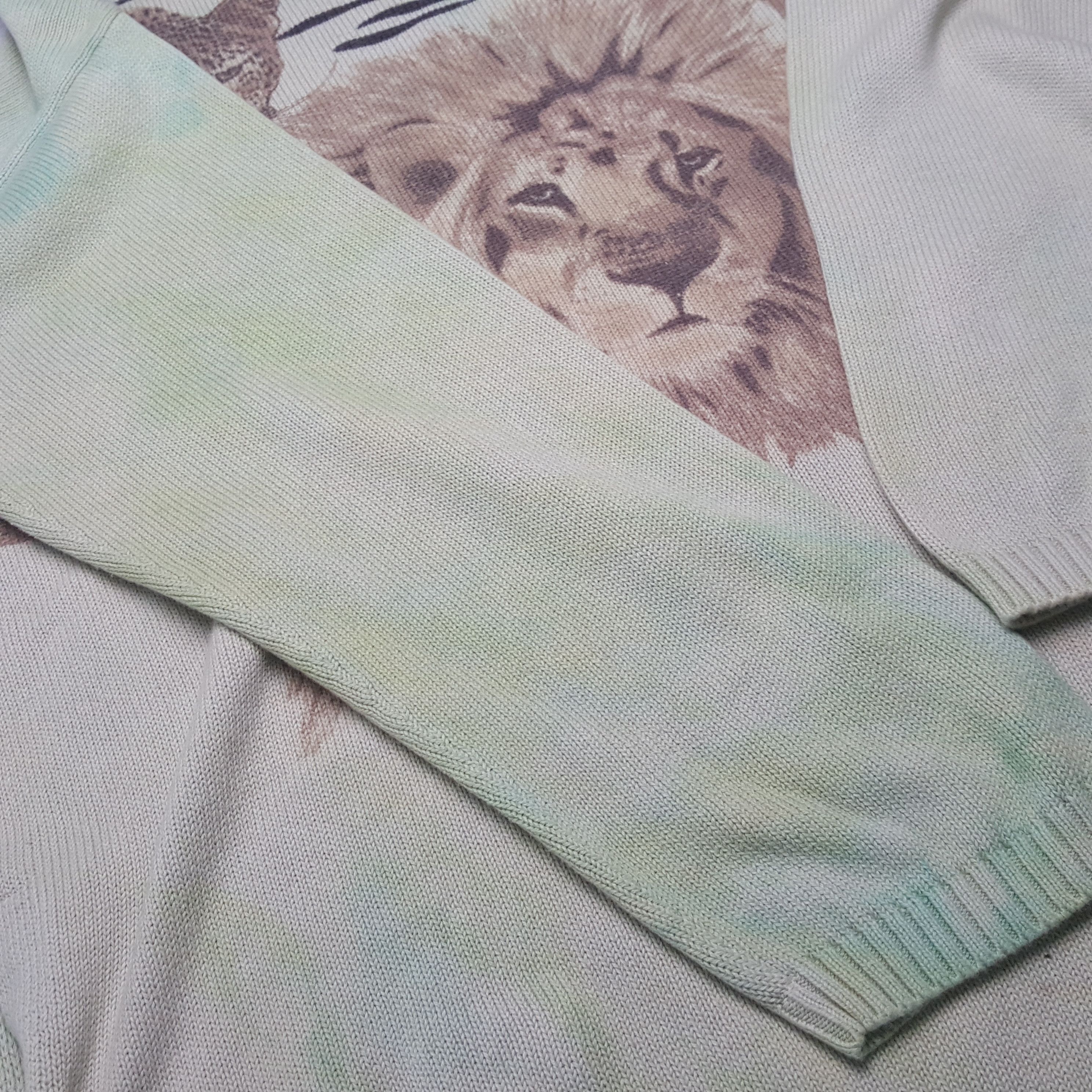 Japanese Brand Vintage Evex Wild Life x Japan Brand Habitat Knitwear RR1 Size L / US 10 / IT 46 - 9 Thumbnail
