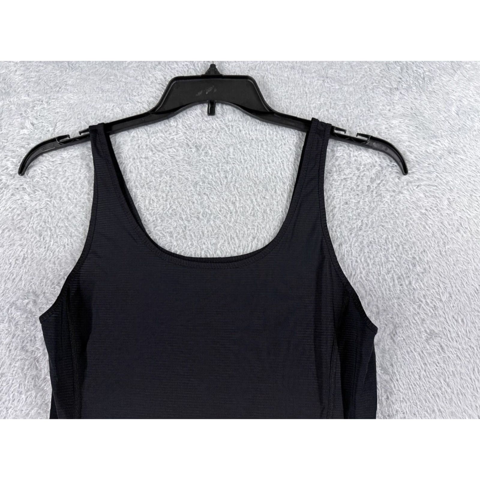 Lululemon Lululemon Shirt Women 6 Black Run Mod Moves Singlet Silverescent Fabric W1C51S Tank Size M / US 6-8 / IT 42-44 - 4 Thumbnail