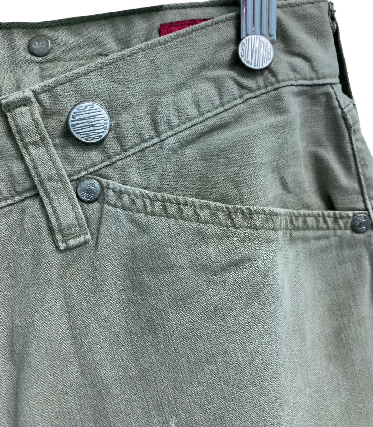 Levi's × Levi's Vintage Clothing 🔥Rare Vintage Levis SilverTab Loose Buckle Back Pants Size US 30 / EU 46 - 5 Thumbnail
