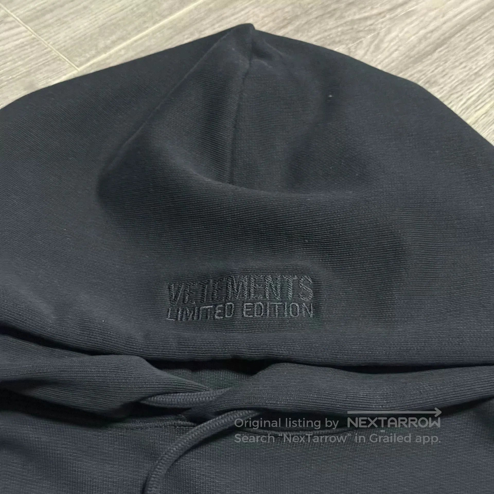 Vetements Vetements Black Oversized Logo Hoodie. Size US S / EU 44-46 / 1 - 3 Thumbnail