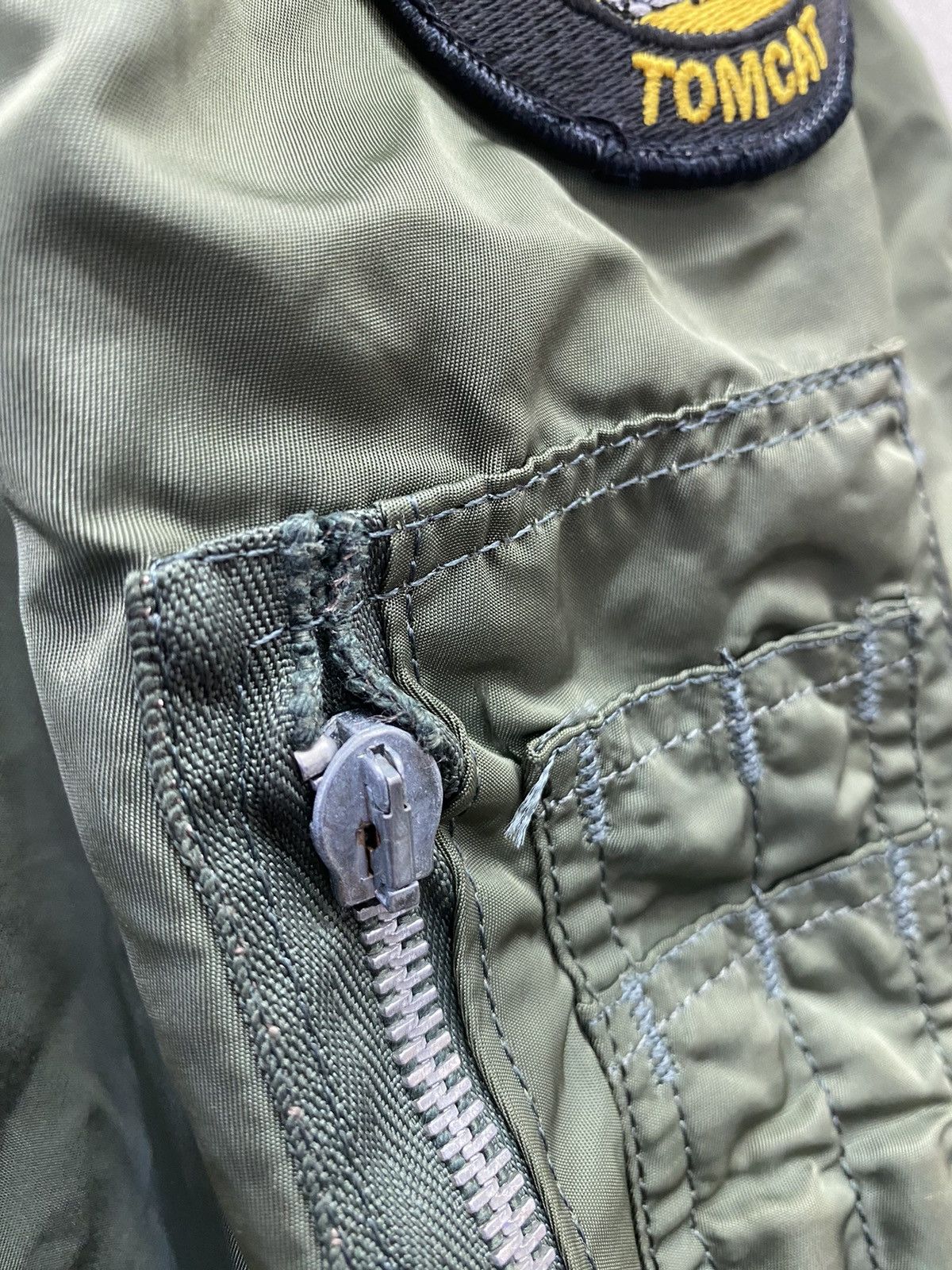 Alpha Industries Vintage Alpha Industries Strike Fighter Tomcat Bomber Jacket Size US L / EU 52-54 / 3 - 10 Thumbnail