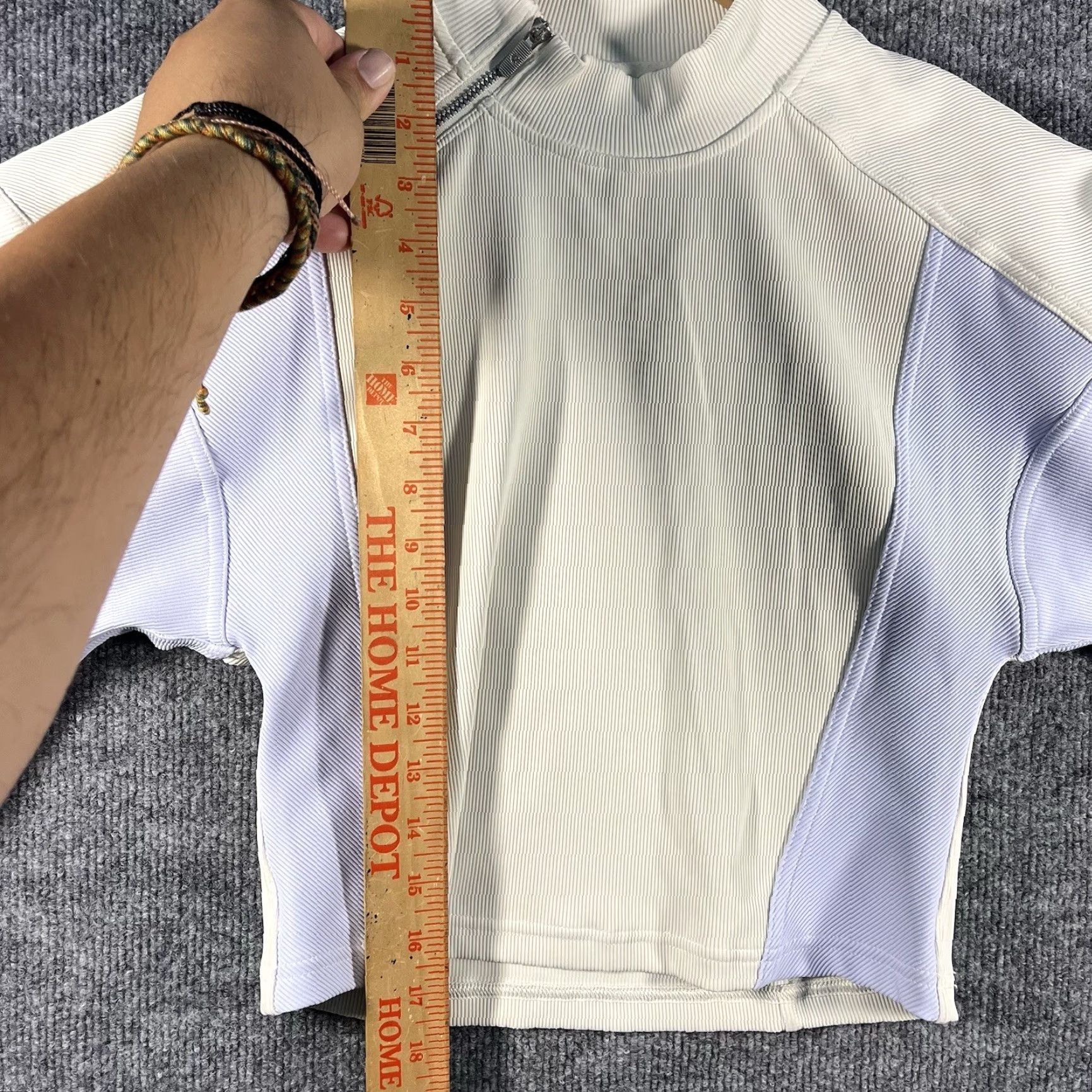 Lululemon Lululemon Ribbed Luxtreme Wide-Sleeve Pullover White Women XS Sweater Casual Size XS / US 0-2 / IT 36-38 - 6 Thumbnail