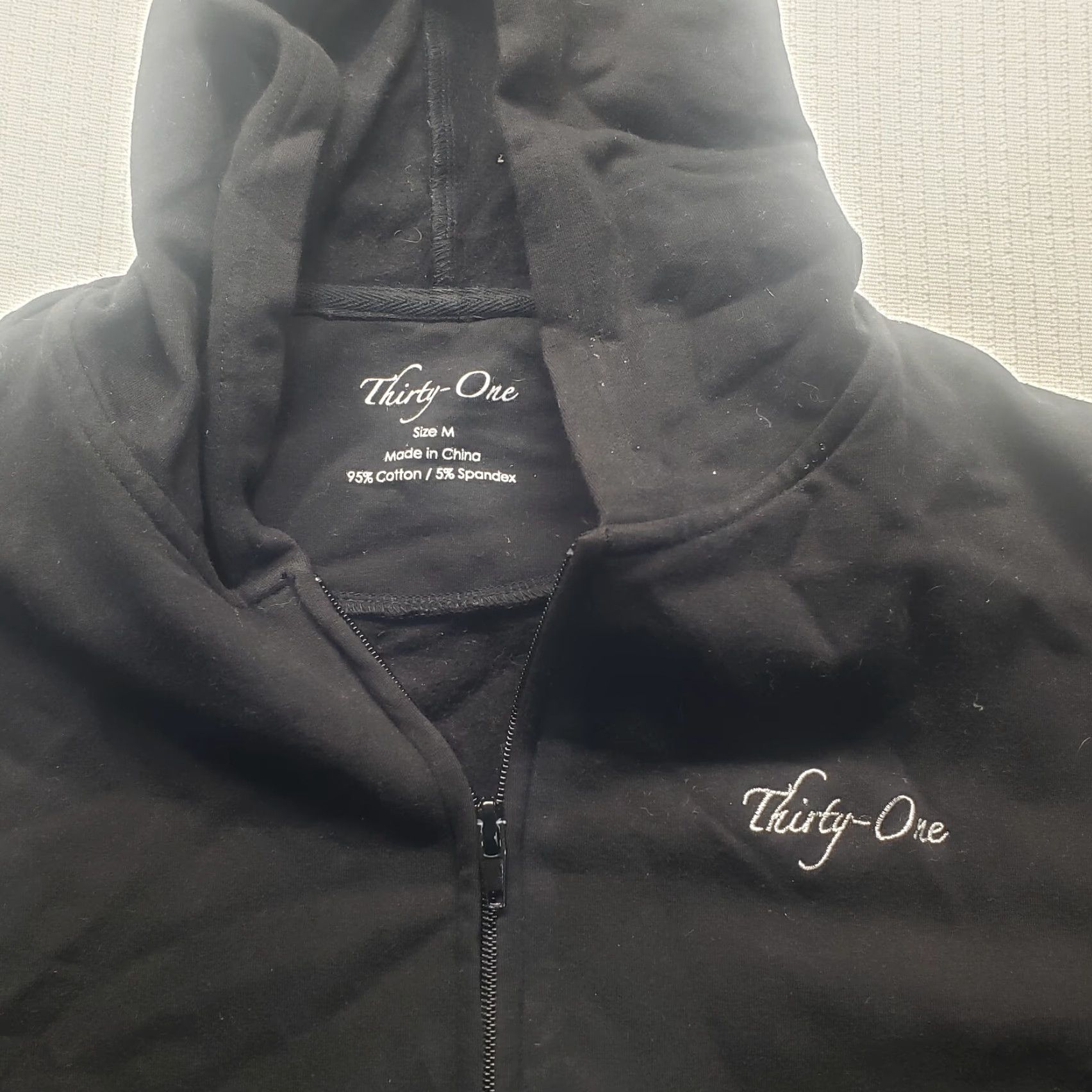 Vintage Thirty-One Black Full Zip Hoodie Women's Classic Fit Large Size L / US 10 / IT 46 - 2 Thumbnail
