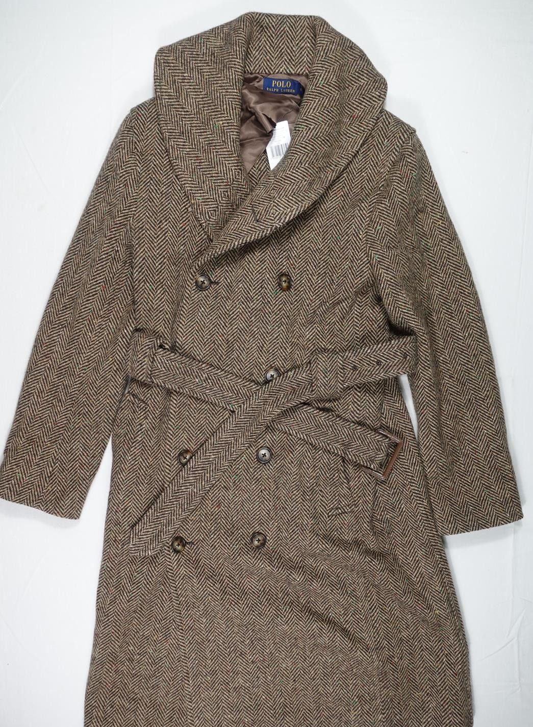 Polo Ralph Lauren Polo Ralph Lauren Coat Jacket Herringbone Wool NWT 10 Size L / US 10 / IT 46 - 1 Thumbnail