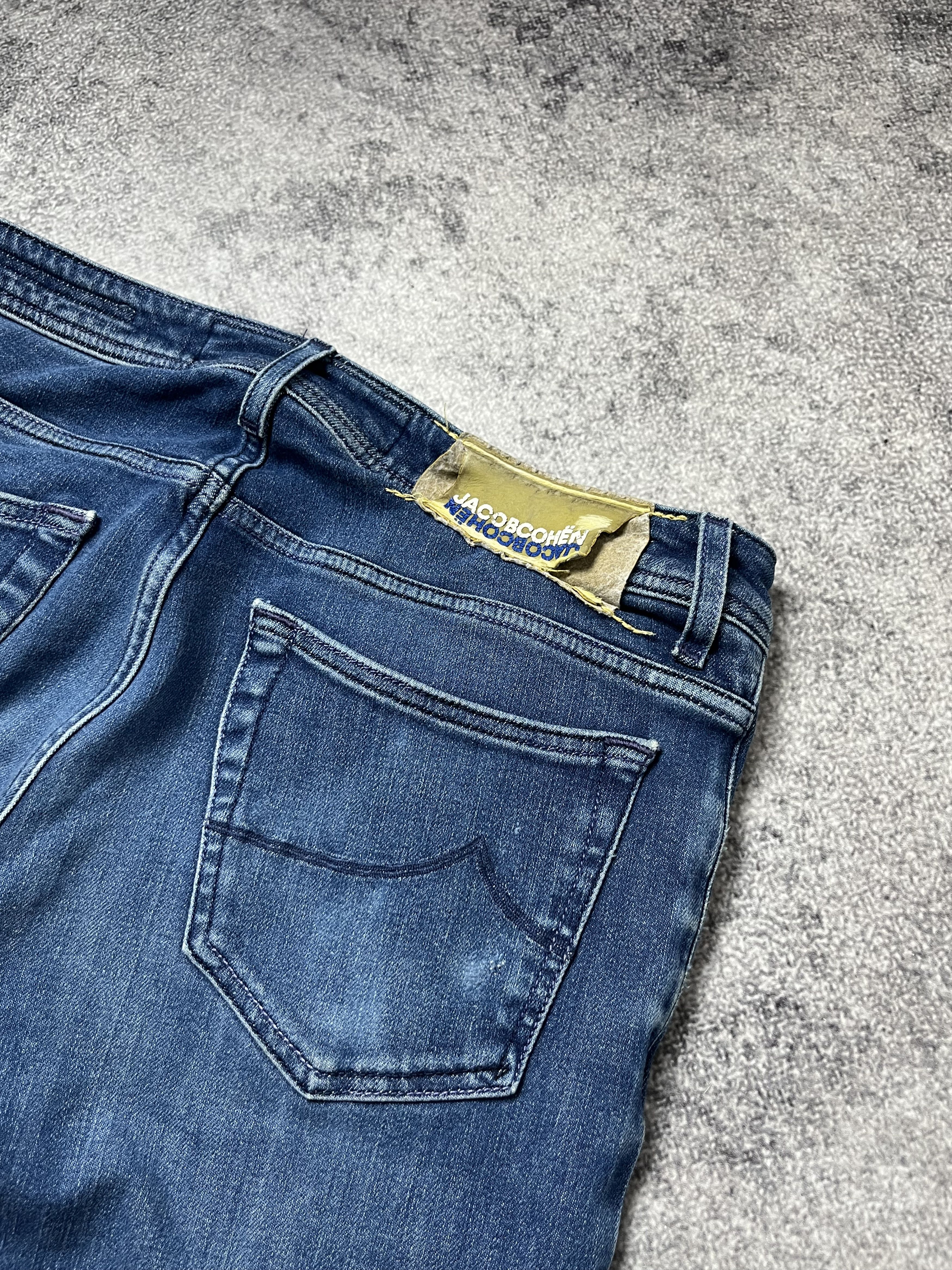 Jacob Cohen 🔥Jacob Cohen Style 688 Premium Denim Jeans Straight Fit Size US 33 - 5 Thumbnail