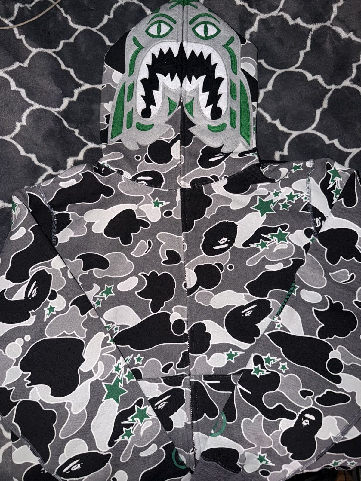 Bape (M) Bape x Hidden NY Psyche Camo Tiger Hoodie Size US M / EU 48-50 / 2 - 3 Thumbnail