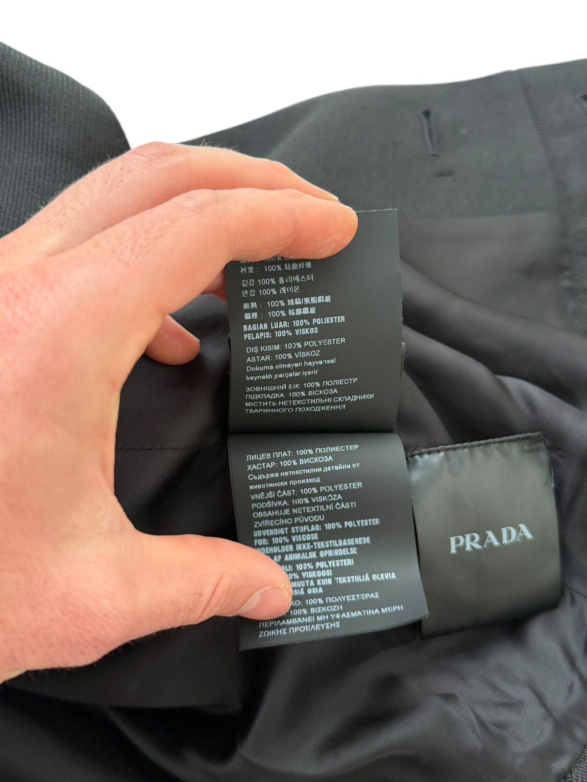 Prada 2023 Cropped Triangle Logo Jacket Size US M / EU 48-50 / 2 - 14 Thumbnail