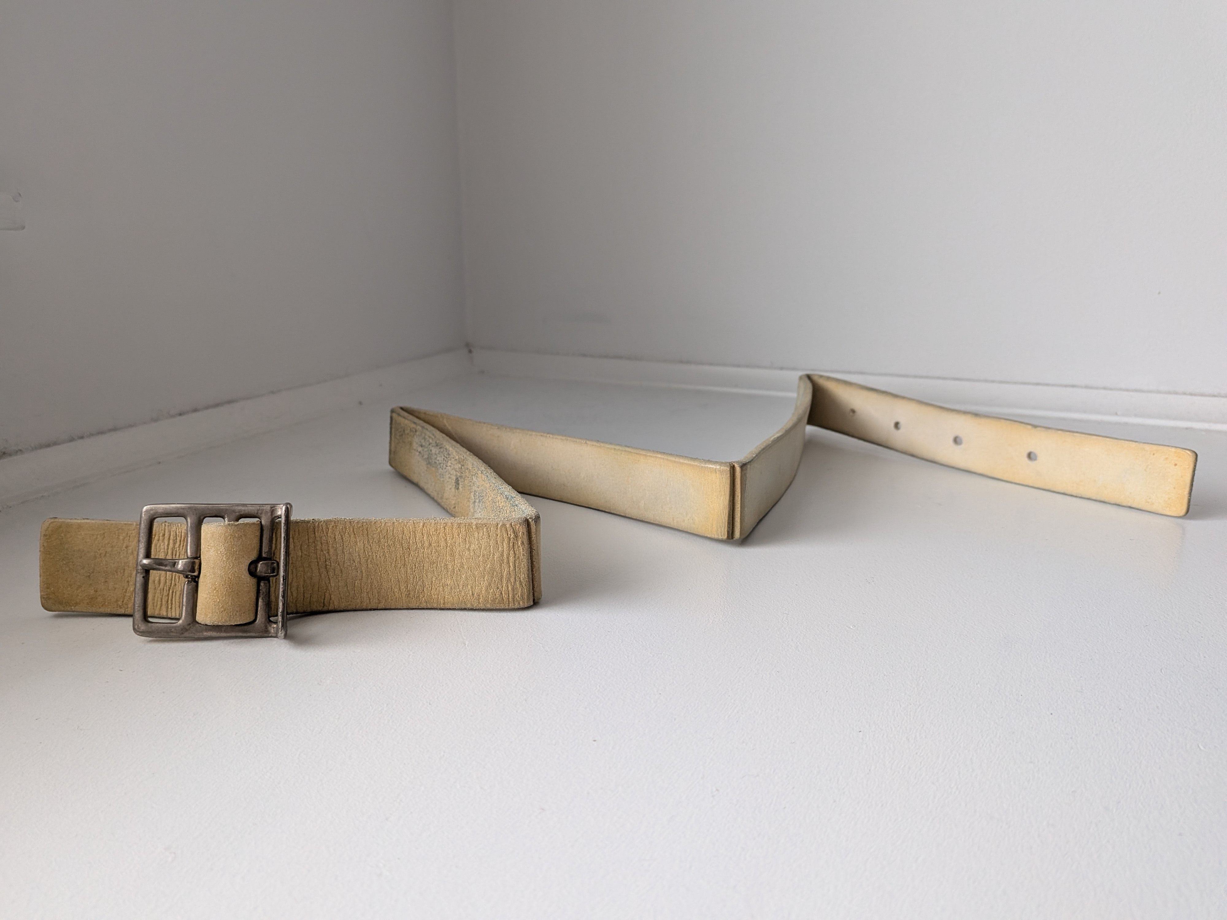 Carol Christian Poell Carol Christain Poell Folded Leather Belt Size 34 - 4 Thumbnail
