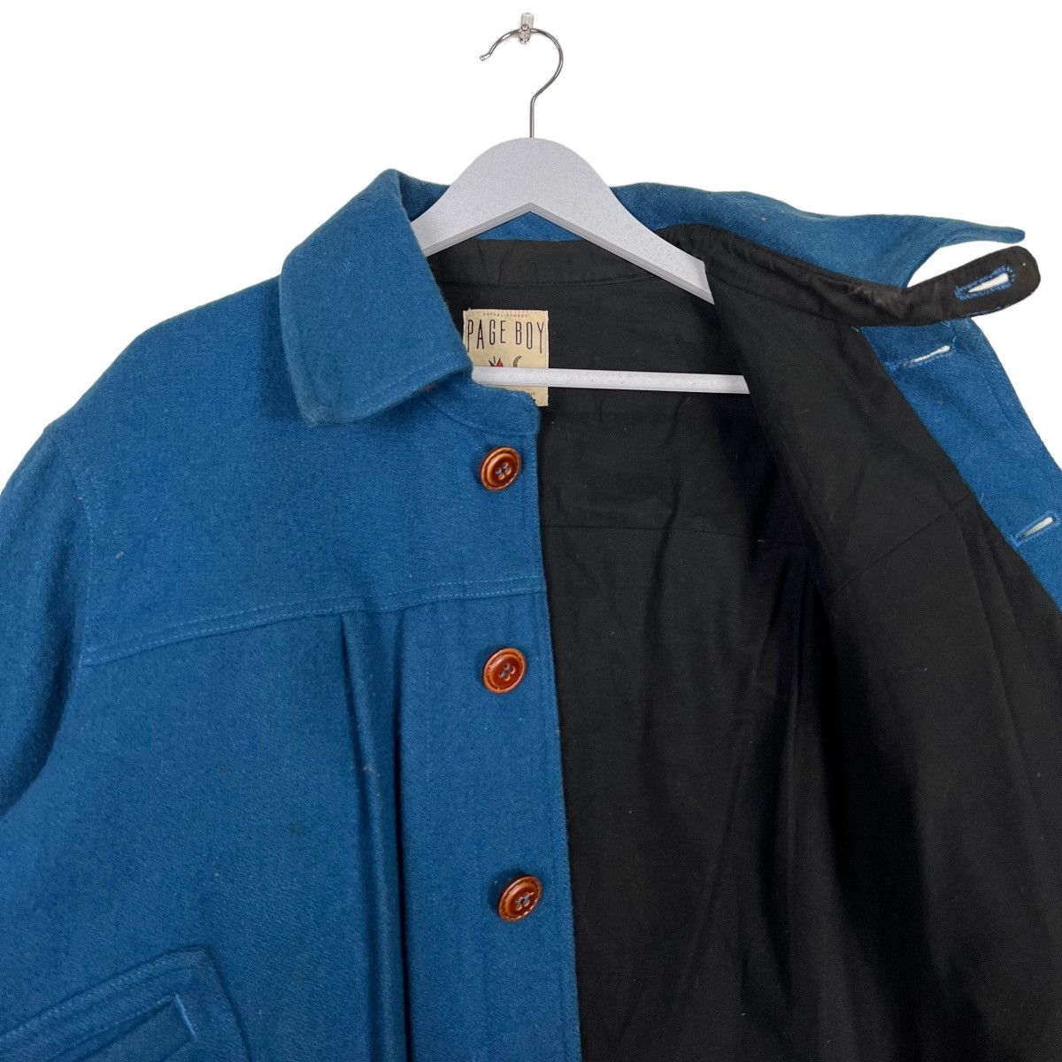 Issey Miyake WOOL PAGE BOY PLEATED BOMBER JACKET MADE IN JAPAN Size US M / EU 48-50 / 2 - 10 Thumbnail