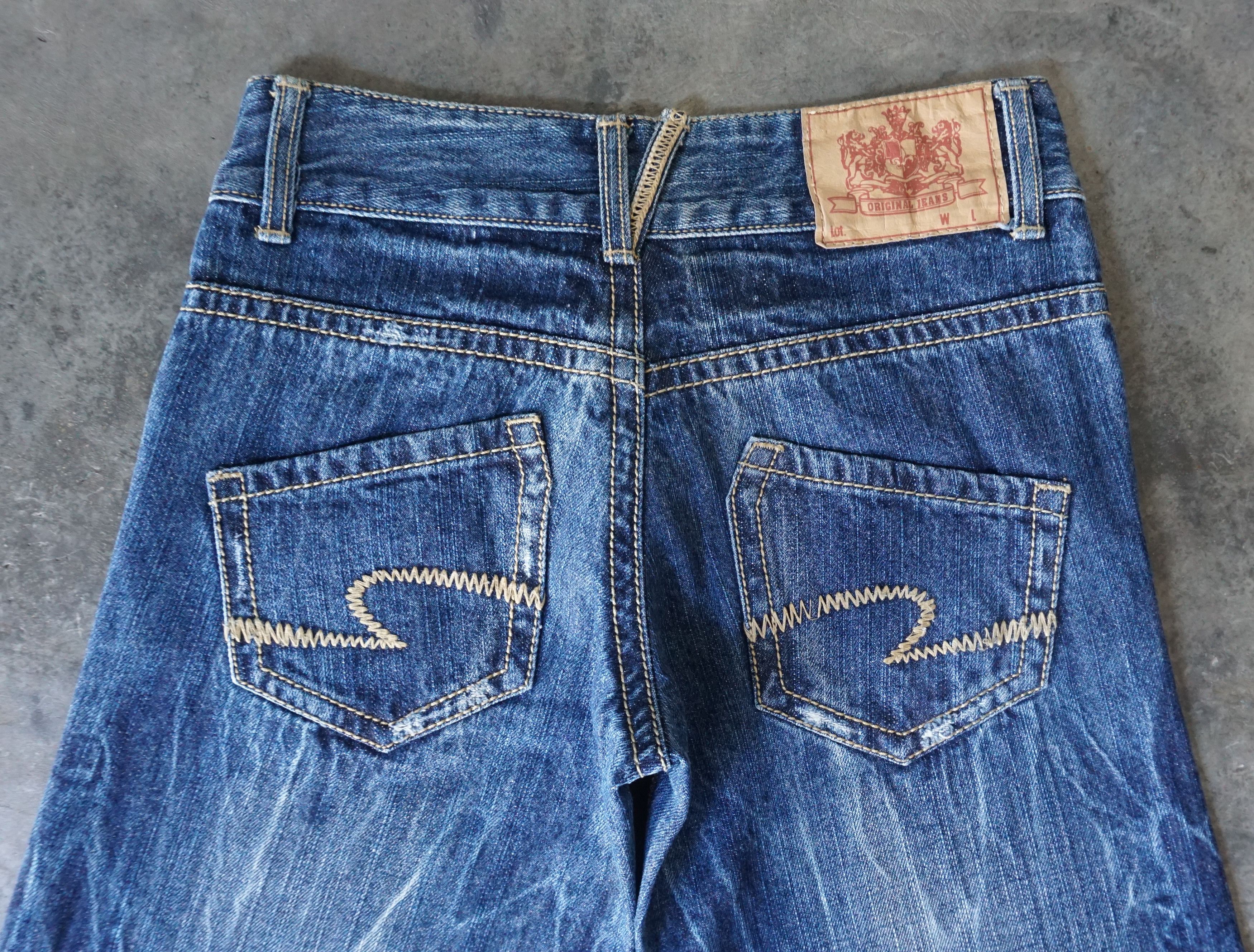If Six Was Nine × Japanese Brand Distress Original Jeans Flare W26 Size 26" / US 2 / IT 38 - 5 Thumbnail