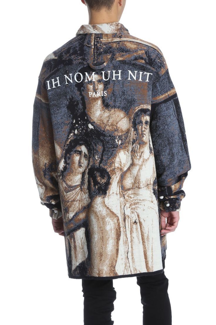 Ih Nom Uh Nit Oversized Jacquard Flannel Shirt Size US L / EU 52-54 / 3 - 2 Thumbnail