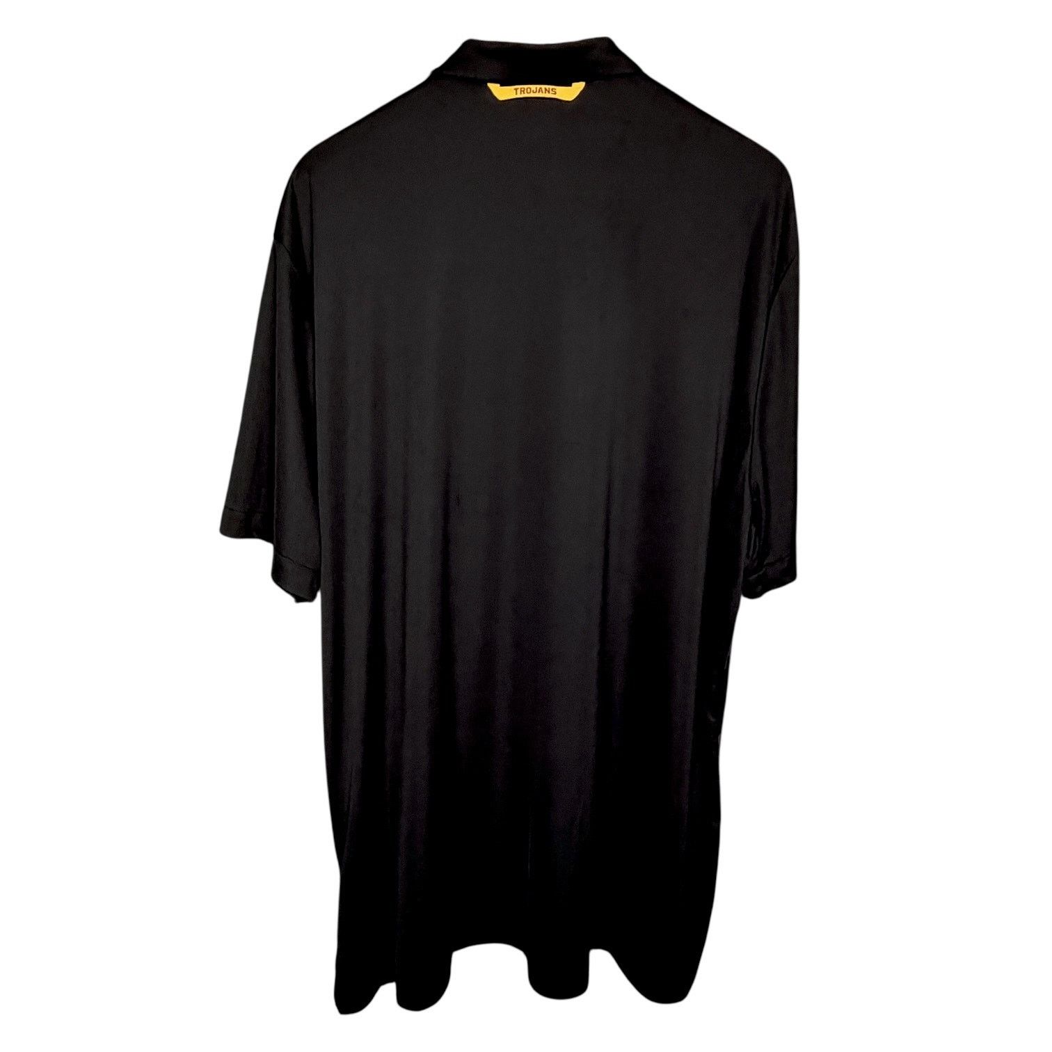 Nike Nike Dri-Fit USC Trojans Black & Gray Striped Polo XXL 2X Size US XXL / EU 58 / 5 - 2 Thumbnail