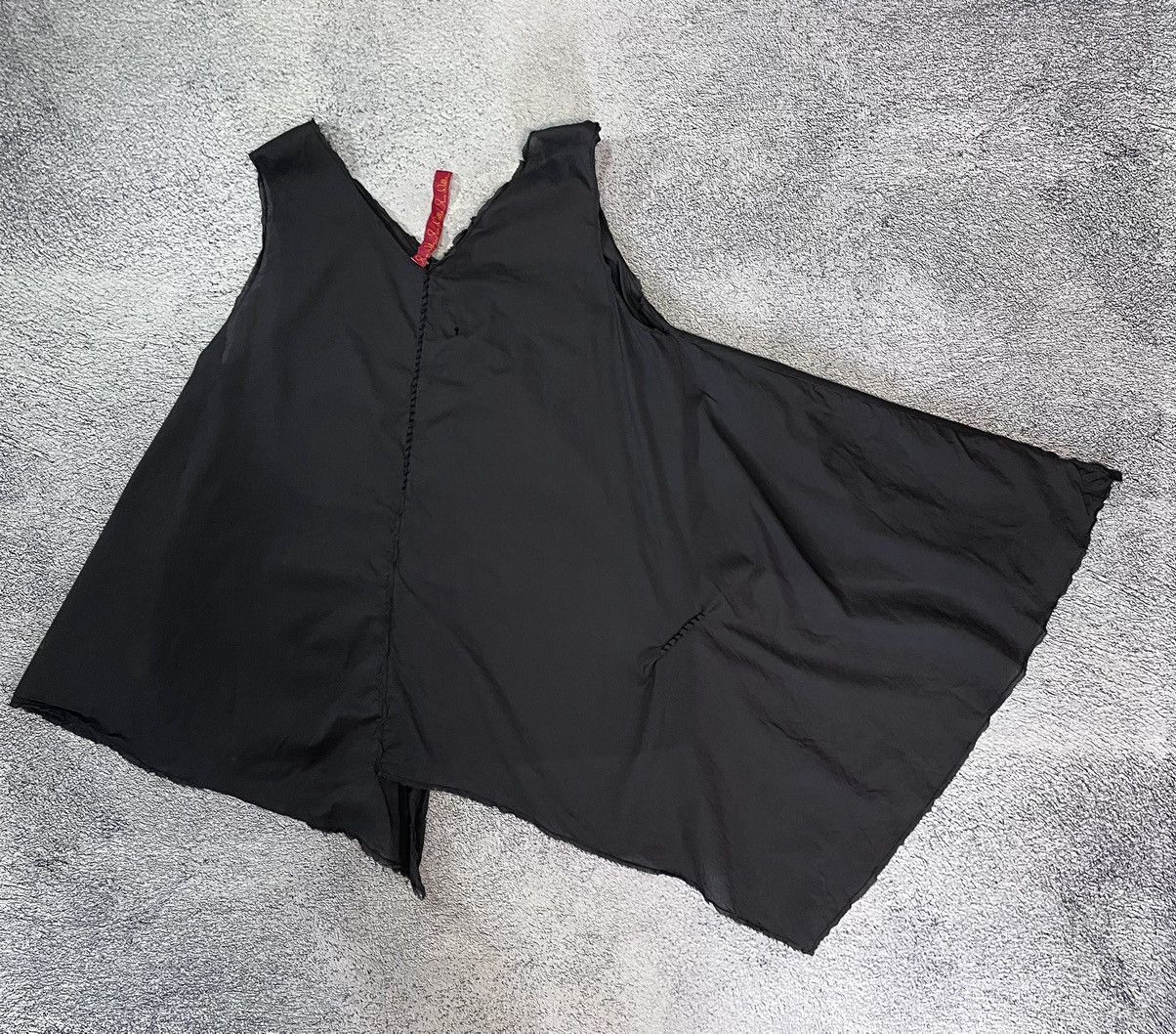 Designer Ewa I Walla Women Tunic Top Sleeveless Asymmetric Blouse Size M / US 6-8 / IT 42-44 - 2 Thumbnail