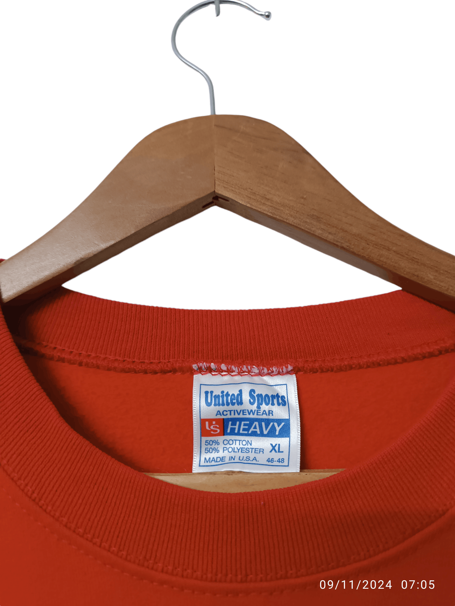 Vintage Vintage plain sweatshirt Size US L / EU 52-54 / 3 - 3 Thumbnail