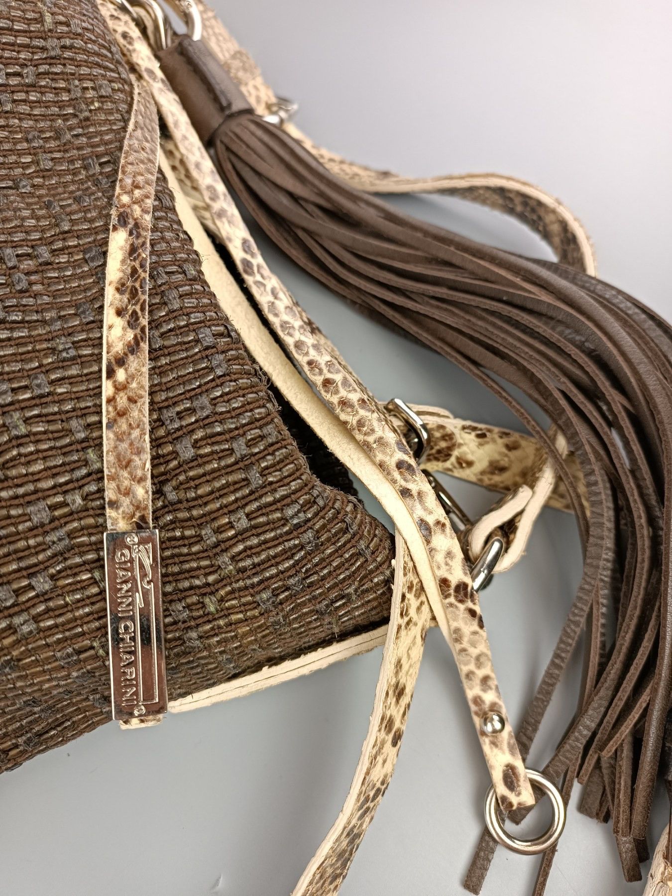 Gianni Chiarini Gianni Chiarini Leather Shoulder Bag Made in Italy Brown Size ONE SIZE - 3 Thumbnail