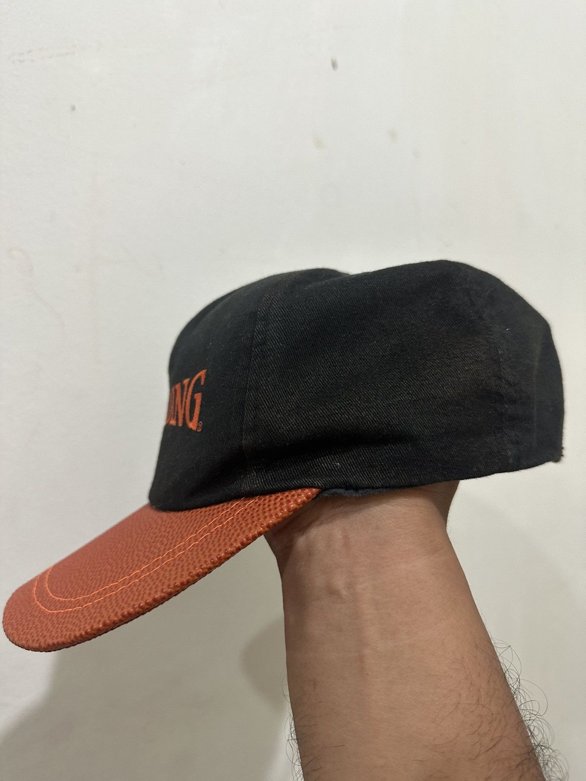 Spalding × Vintage Rare 90's Spalding Basketball Visor Made In Japan Size ONE SIZE - 11 Thumbnail