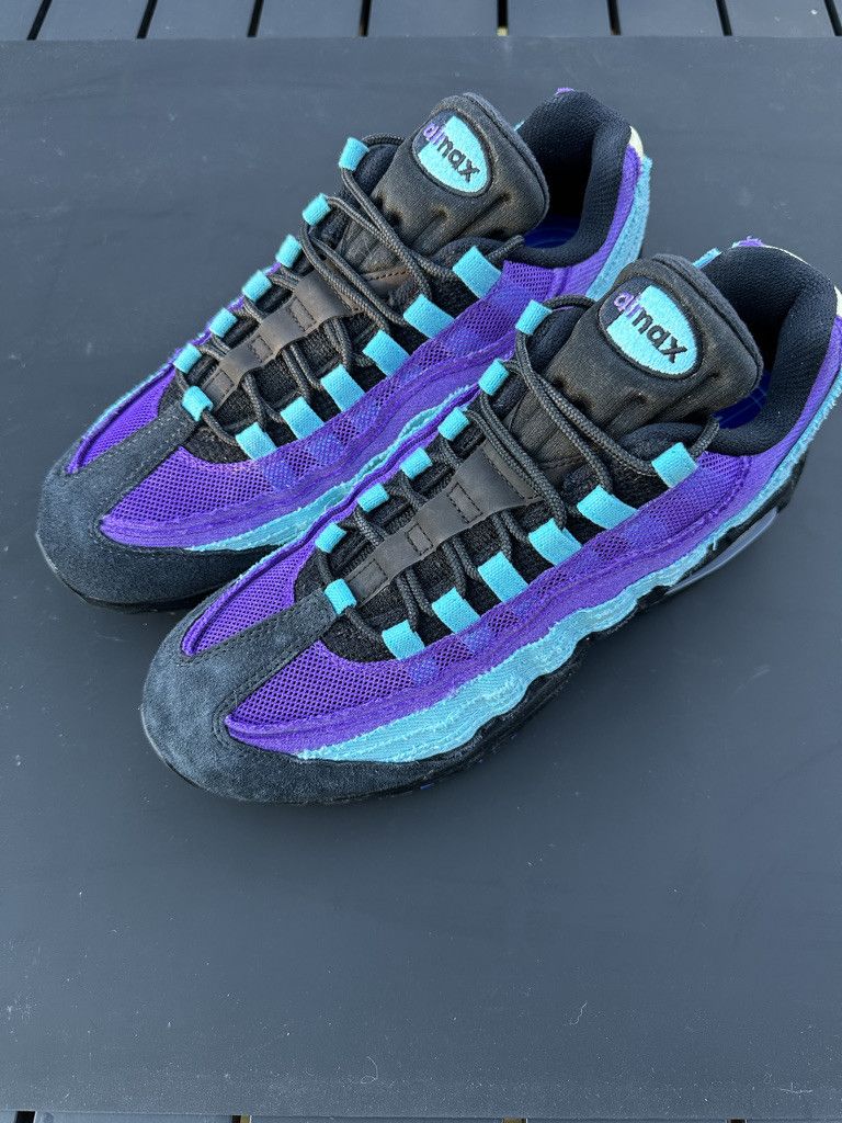 Nike Size 10 - Nike Air Max 95 Custom Skeletor Hand Dyed Size US 10 / EU 43 - 6 Thumbnail